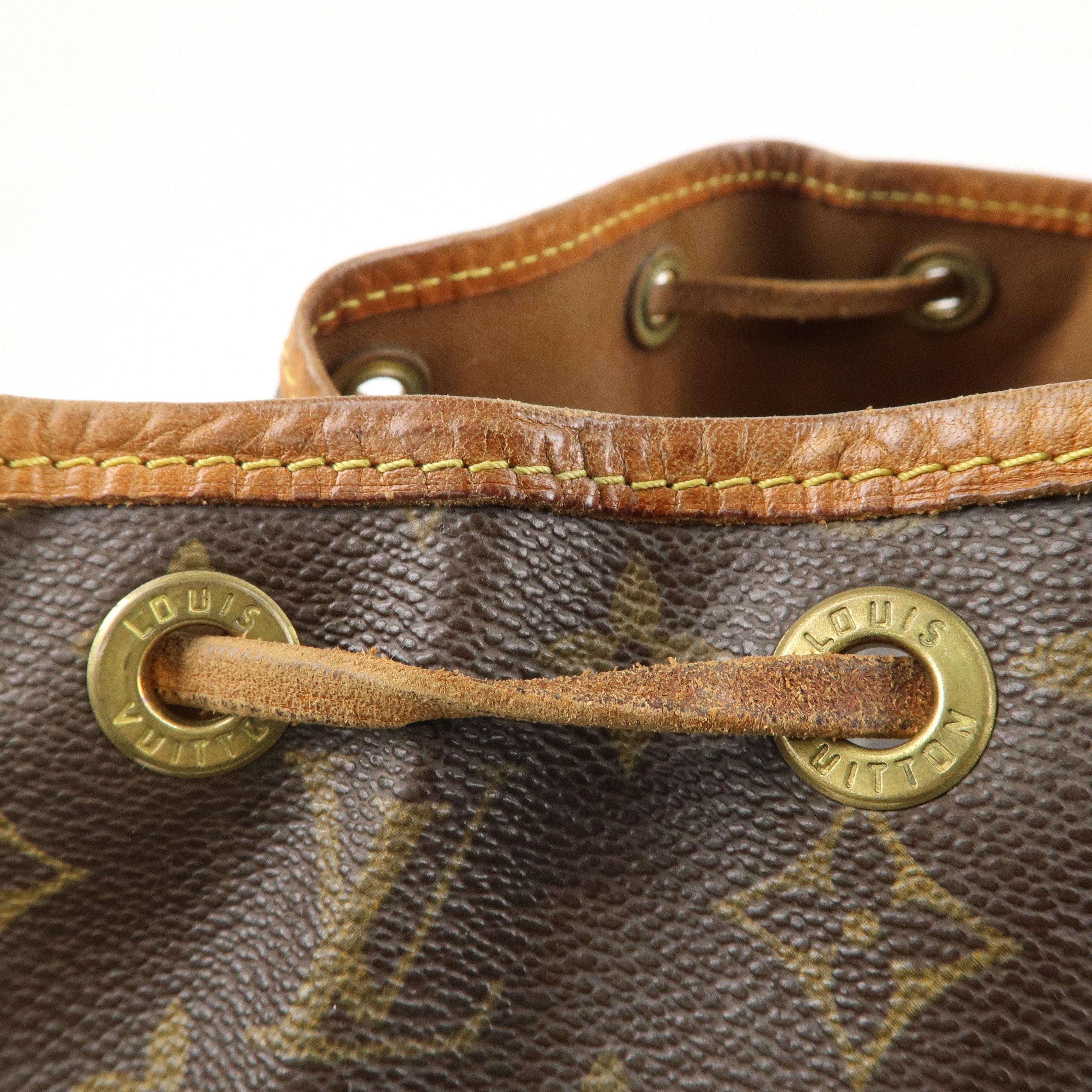 Louis Vuitton Monogram Petit Noe Shoulder Bag Brown M42226