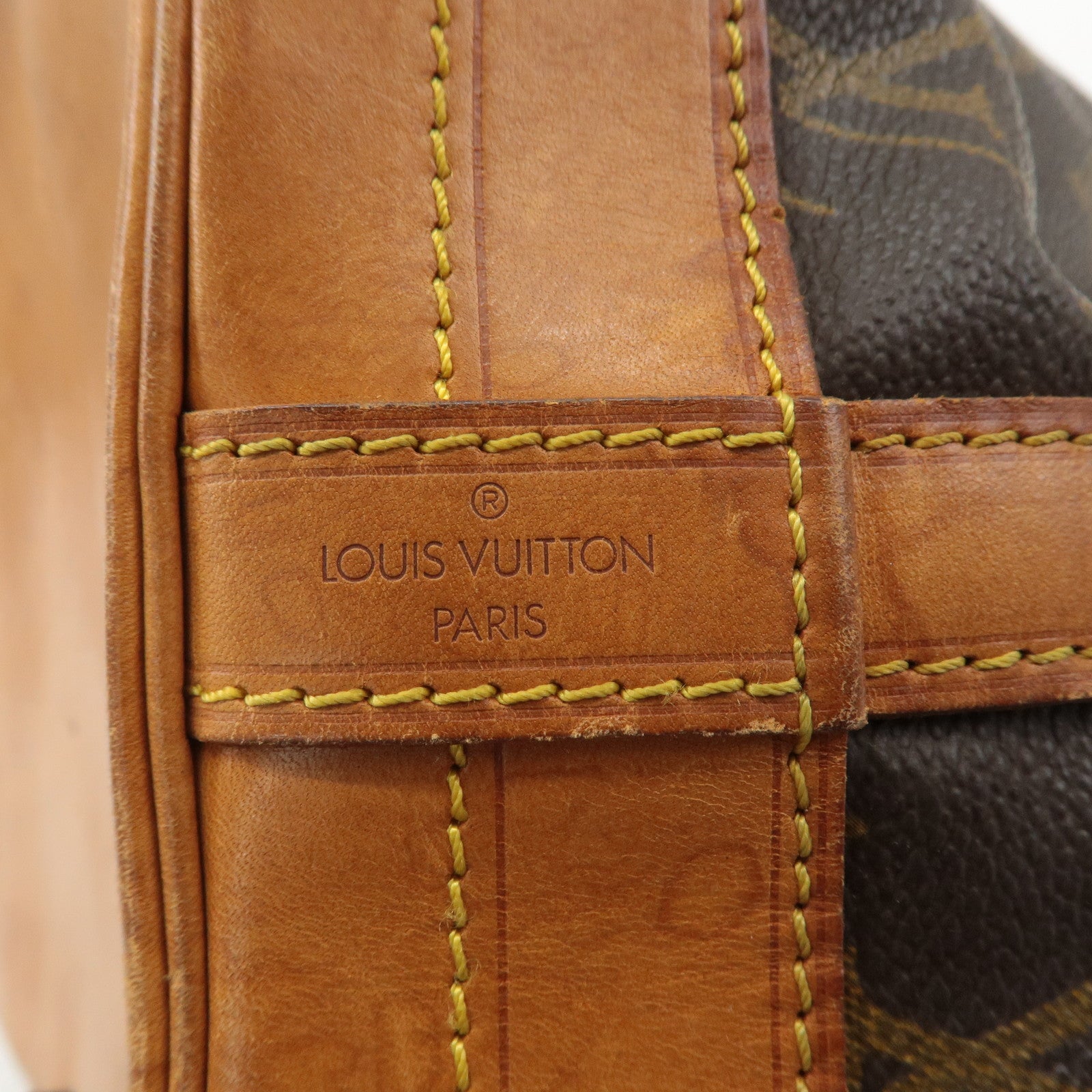 Louis Vuitton Monogram Noe Shoulder Bag Hand Bag Brown M42224