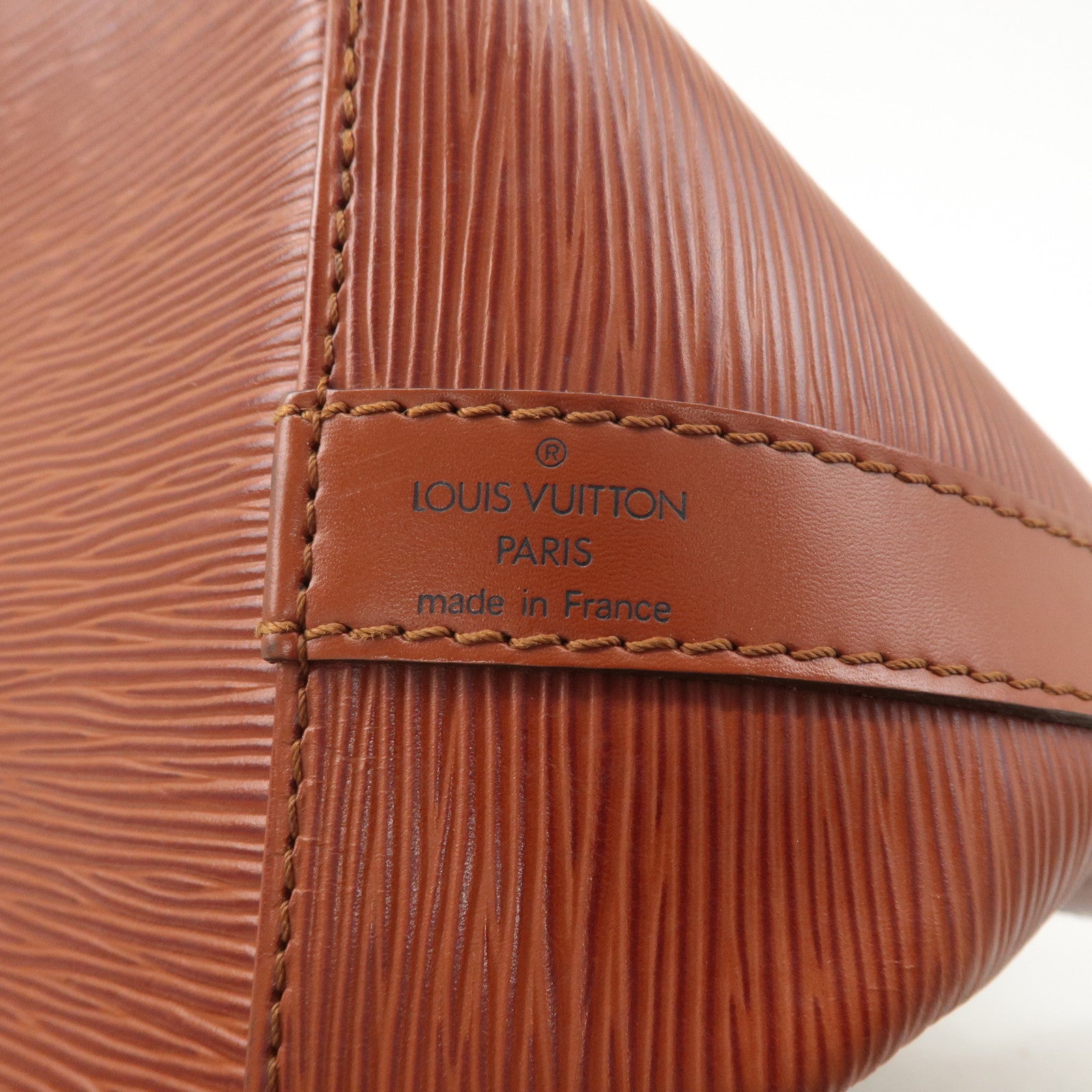 Louis Vuitton Epi Petit Noe Shoulder Bag Kenya Brown M44103