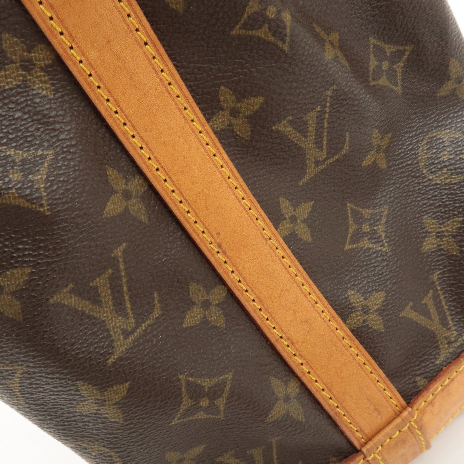 Louis Vuitton Monogram Noe Shoulder Bag Hand Bag Brown M42224 Used