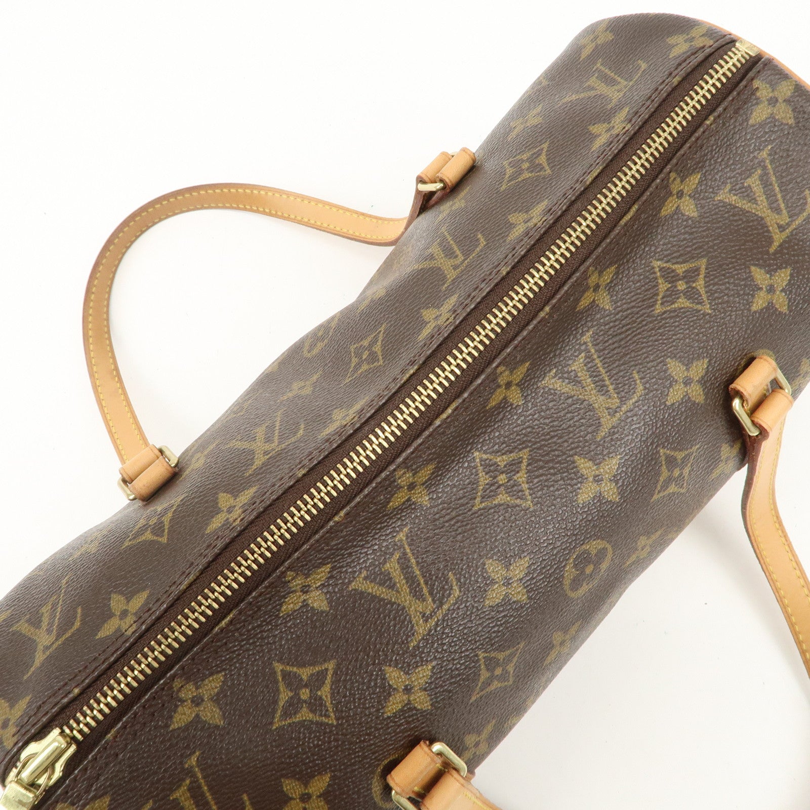 Louis Vuitton Monogram Papillon 30 Hand Bag New Style M51385 Used