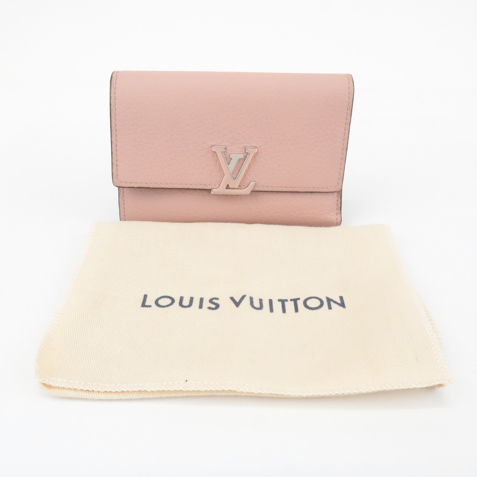 Louis Vuitton Portefeuille Capucines Compact Wallet M62156 Used