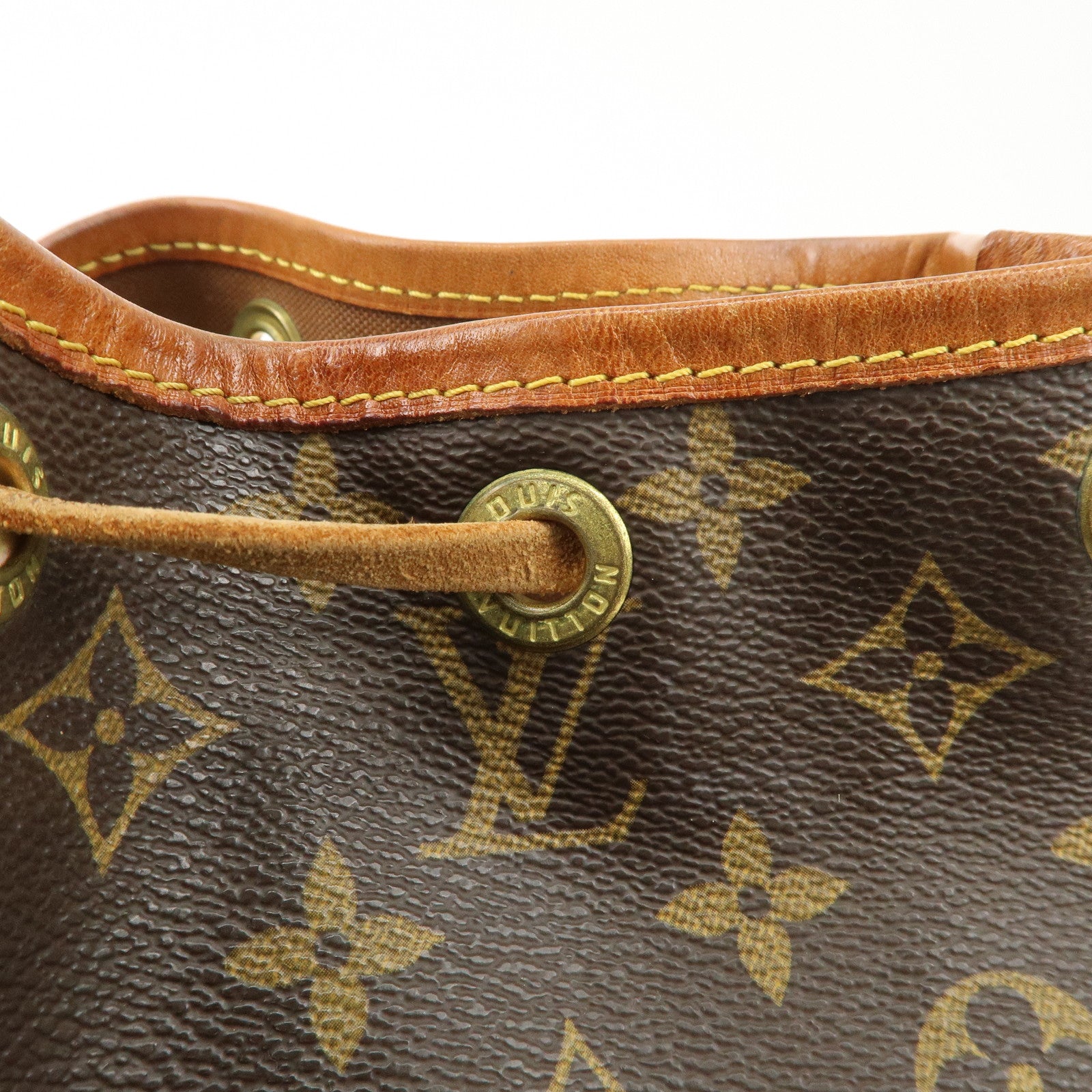 Louis Vuitton Monogram Petit Noe Shoulder Bag Brown M42226 Used