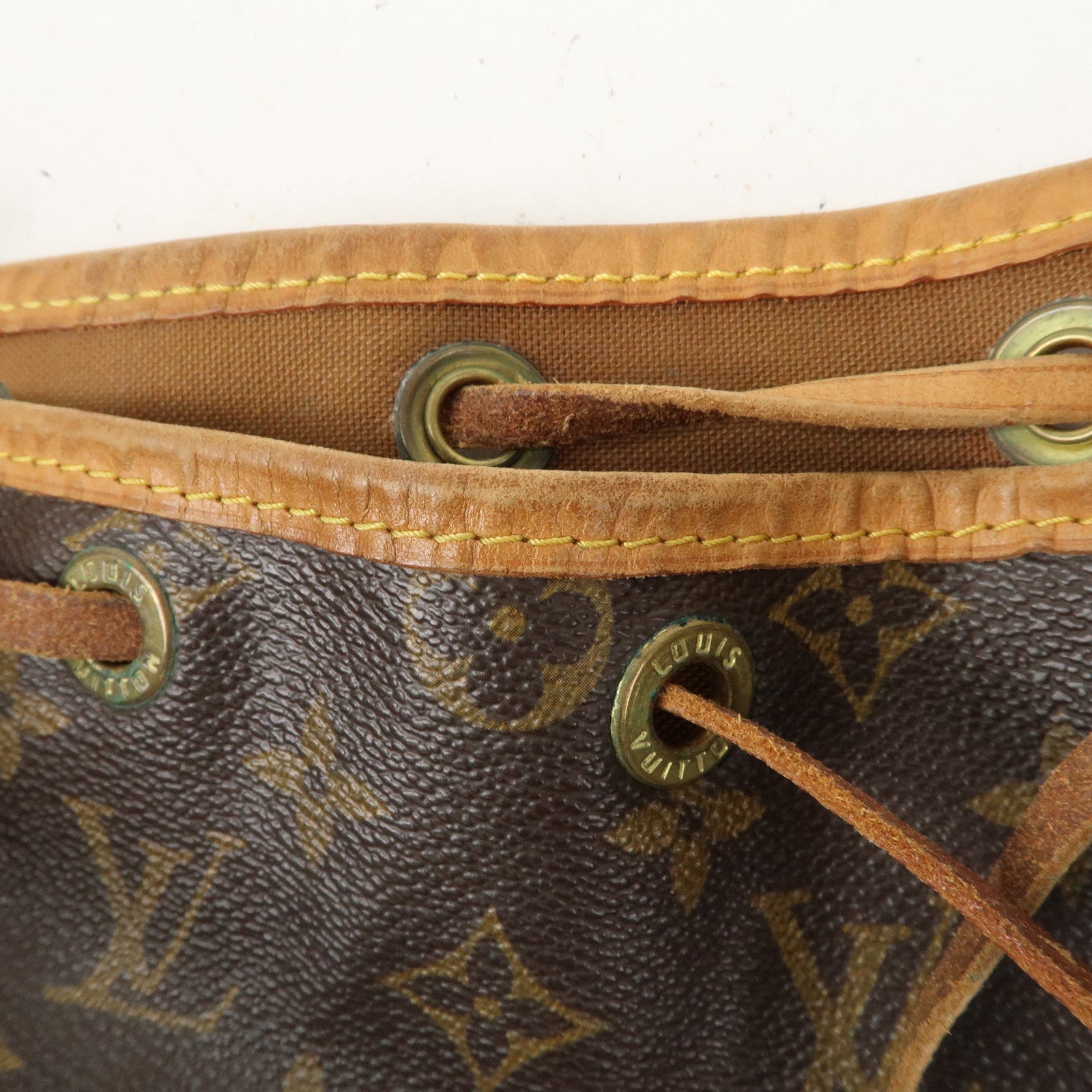 Louis Vuitton Monogram Noe Shoulder Bag Hand Bag Brown M42224