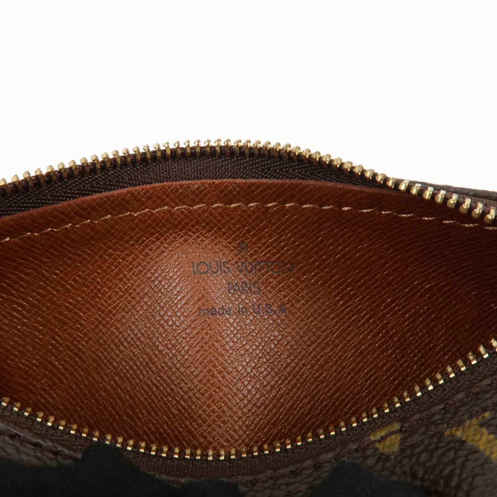 Louis Vuitton Monogram Papillon Pouch For Papillon Bag Brown Used