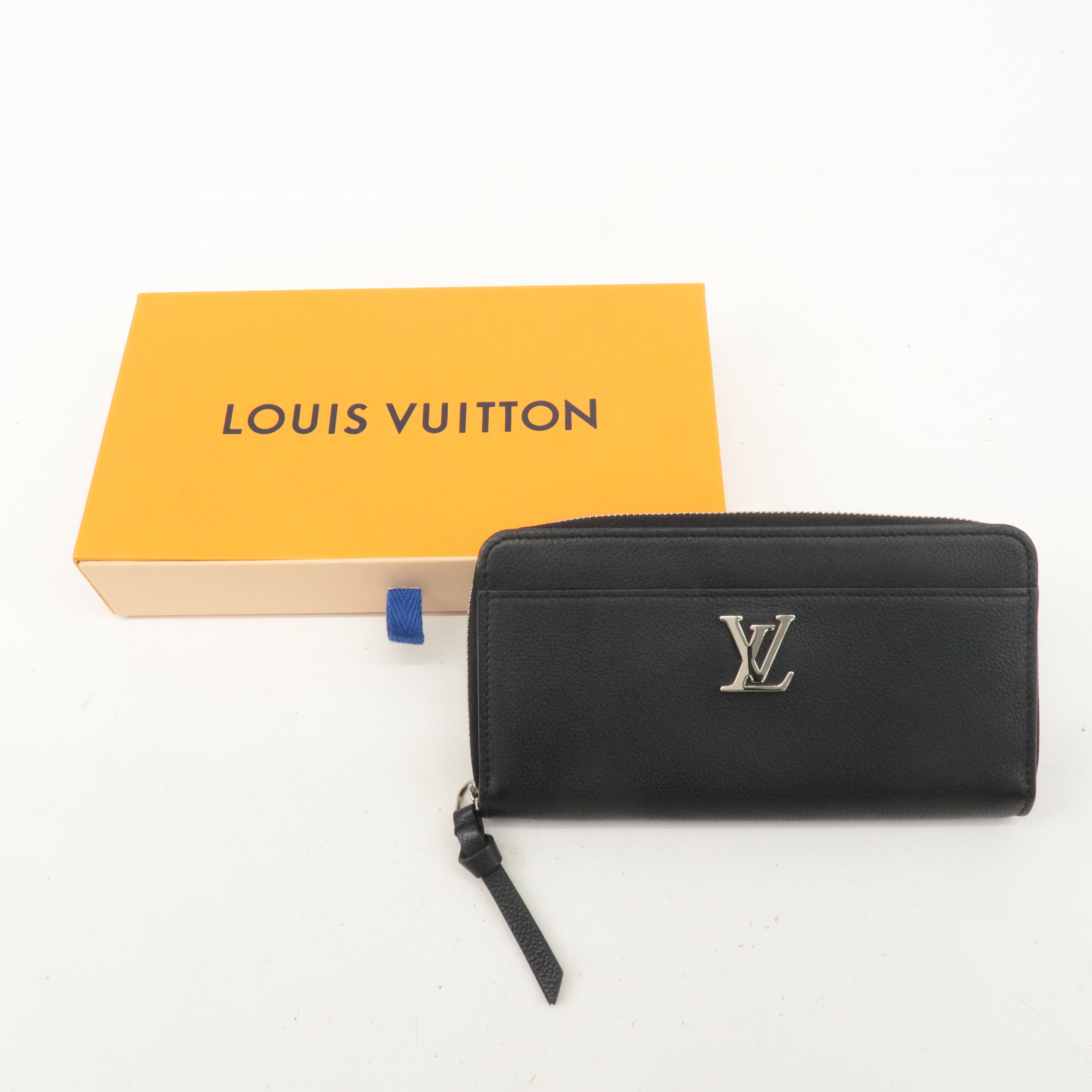 Louis Vuitton Leather Lockme Zippy Wallet Long Wallet M62622