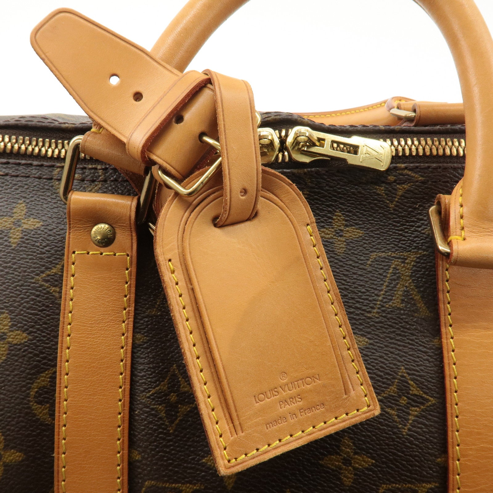 Louis Vuitton Monogram Keep All 50 Boston Bag Brown M41416