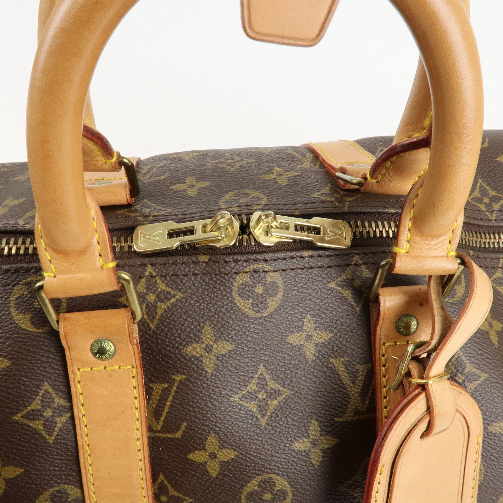 Louis Vuitton Monogram Keep All Bandouliere 45 Boston Bag M41418 Used