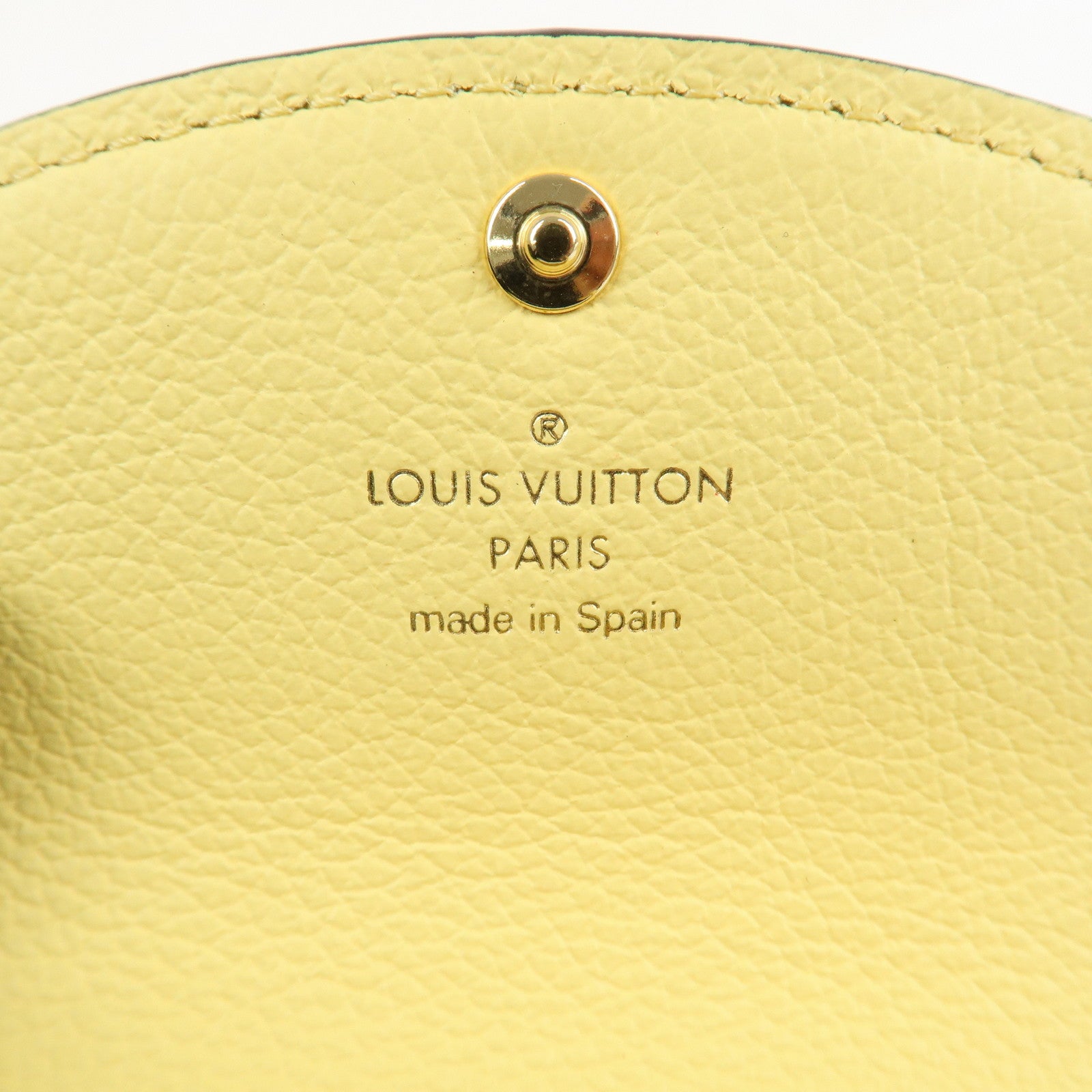 Louis Vuitton Monogram Empreinte Porte Monnaie Jaune M81974 Used