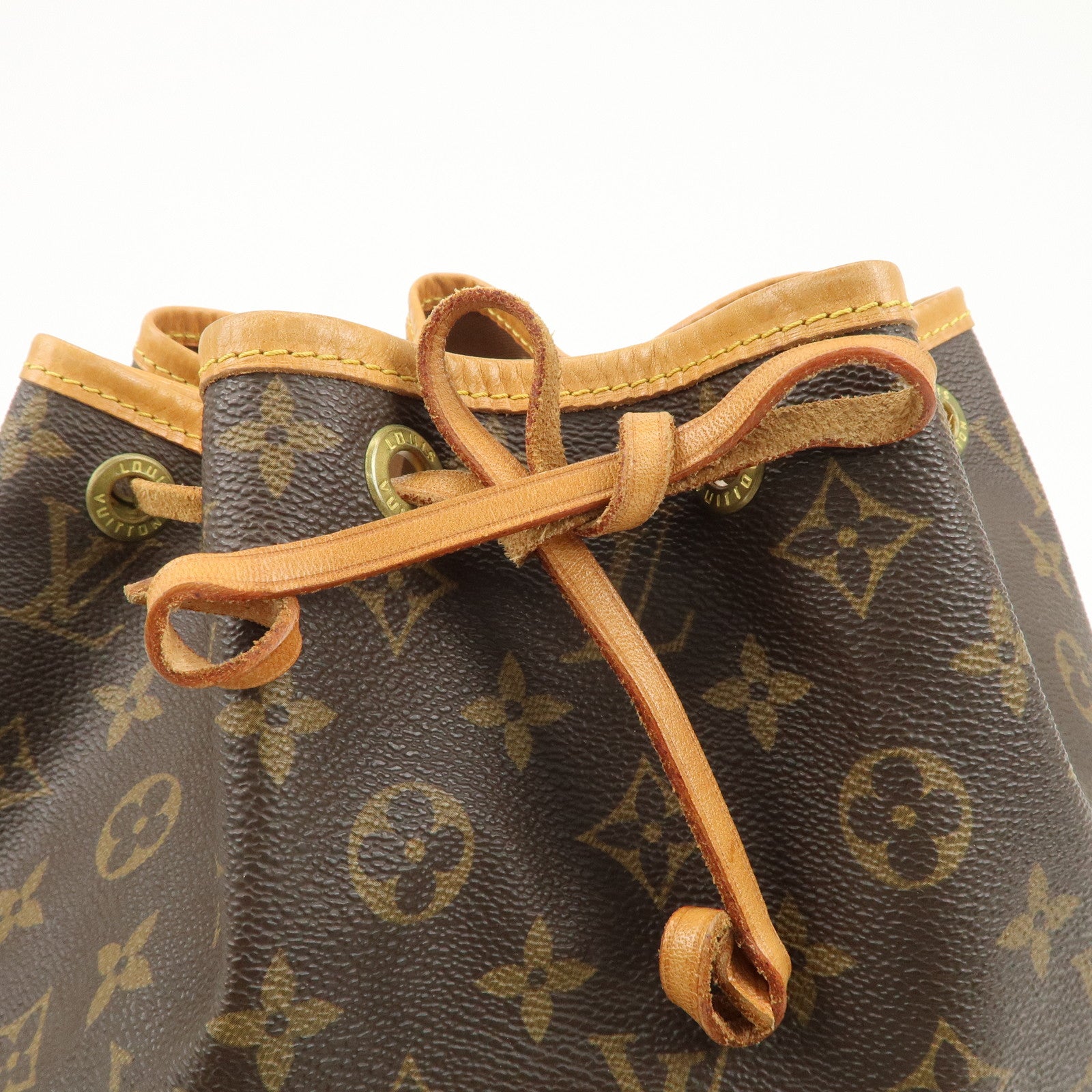 Louis Vuitton Monogram Petit Noe Shoulder Bag Brown M42226 Used