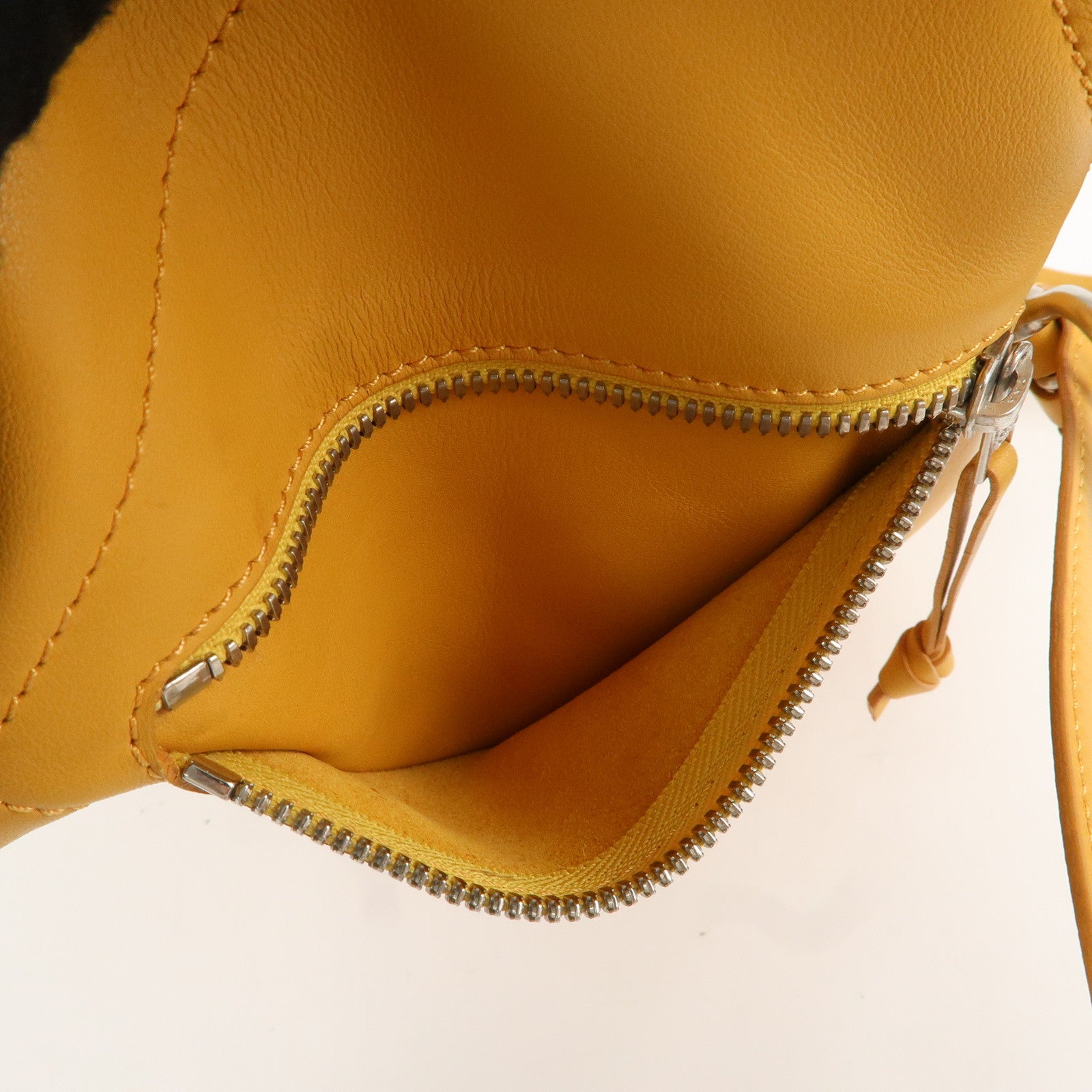 LOEWE Leather Anton Backpack Rucksack Bag Shoulder Bag Yellow