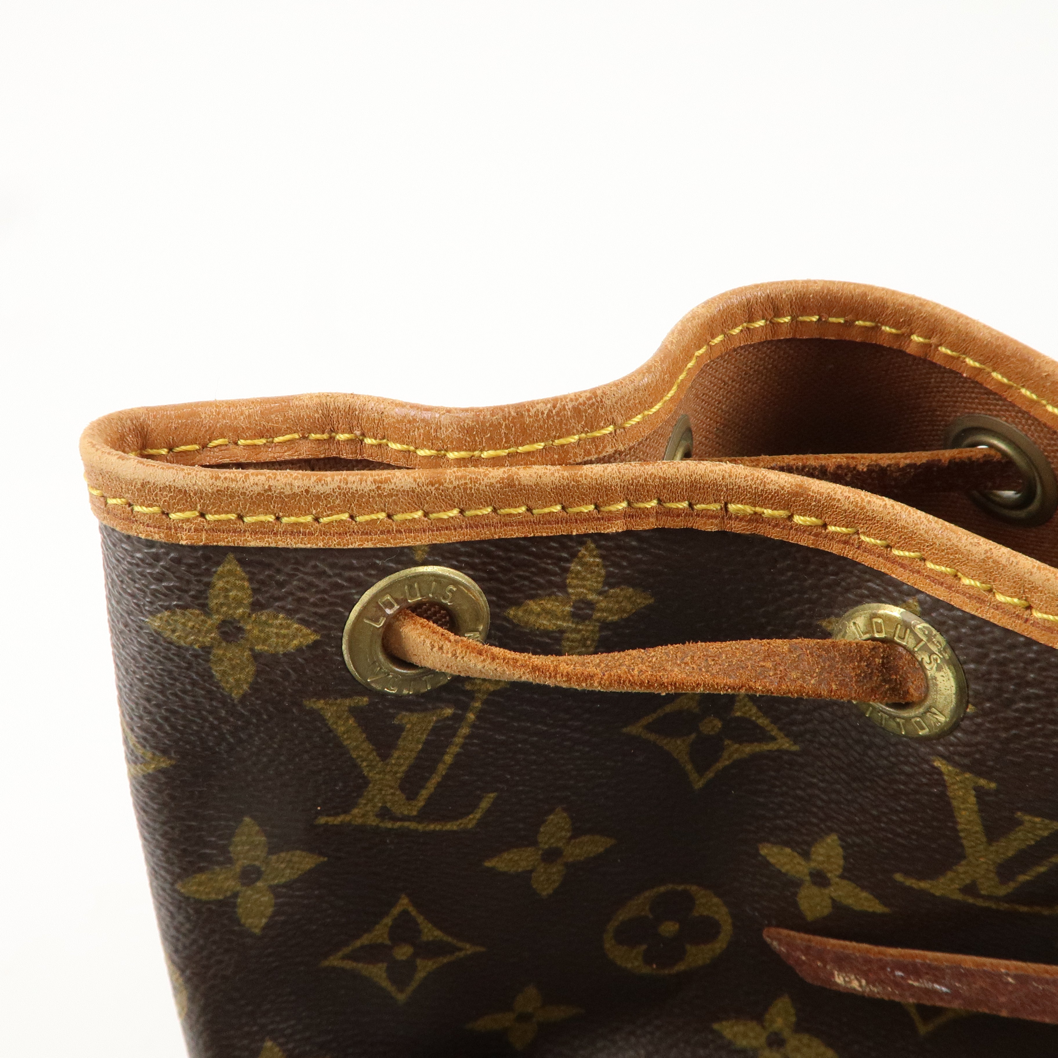 Louis Vuitton Monogram Petit Noe Shoulder Bag Brown M42226