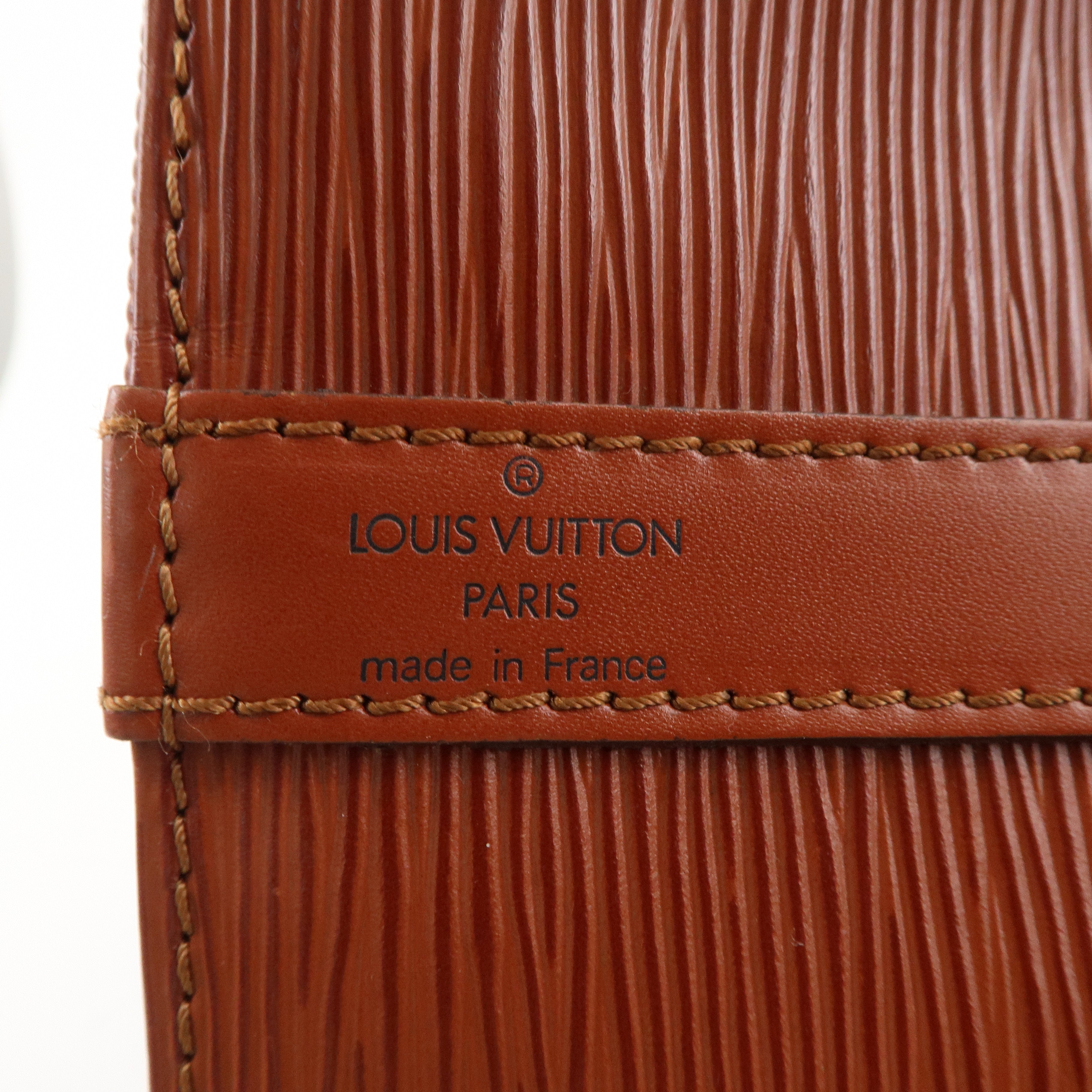 Louis Vuitton Epi Petit Noe Shoulder Bag Kenya Brown M44103