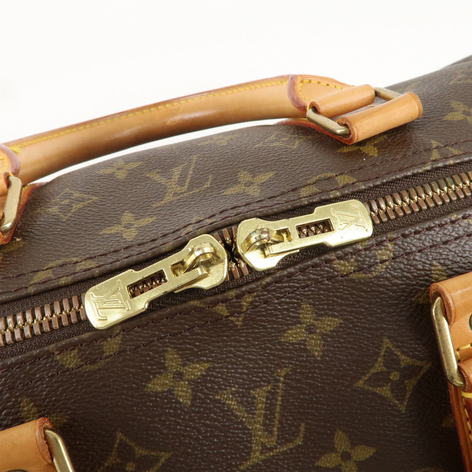 Louis Vuitton Monogram Keep All Bandouliere 55 Boston Bag M41414