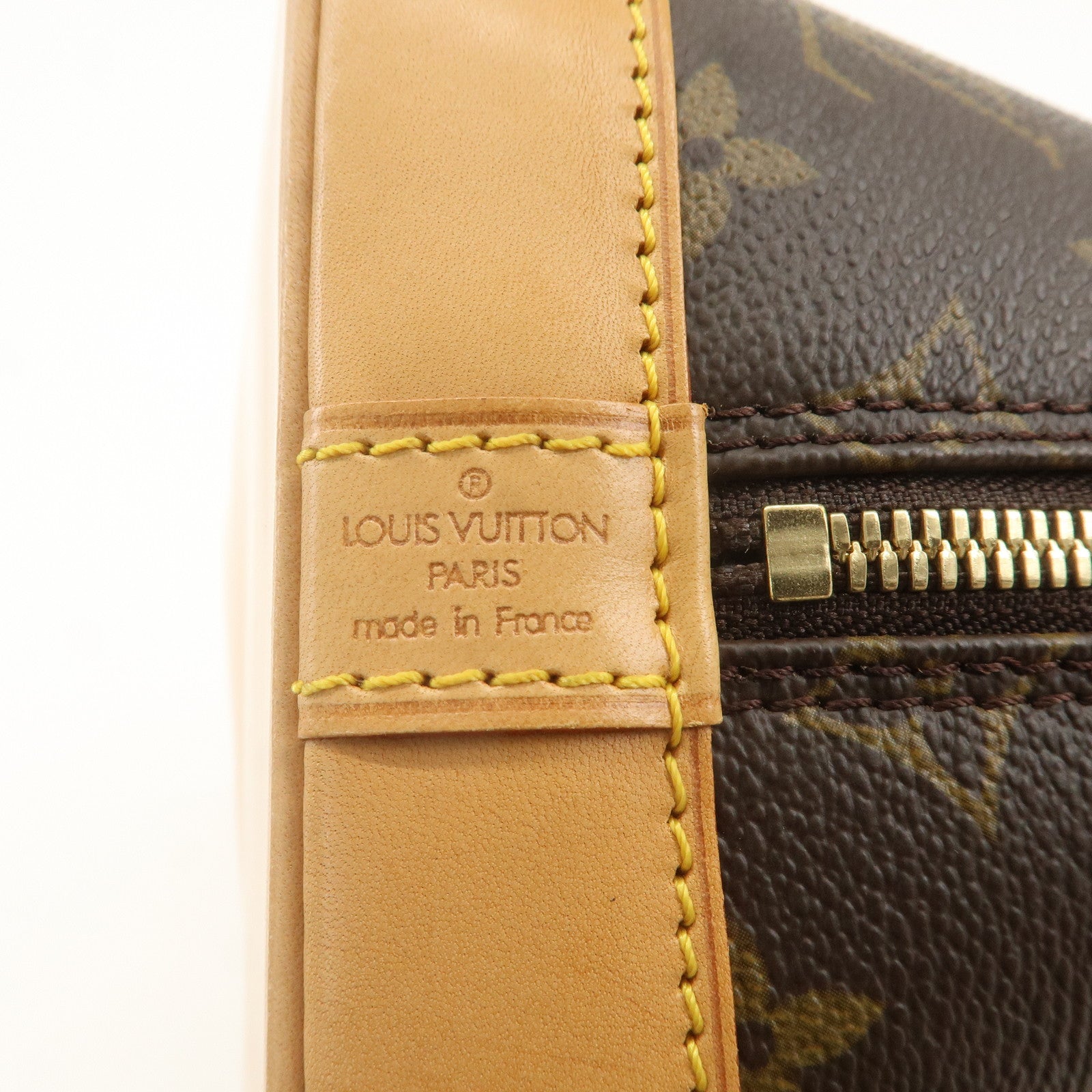 Louis Vuitton Monogram Alma Hand Bag Brown Brown M51130