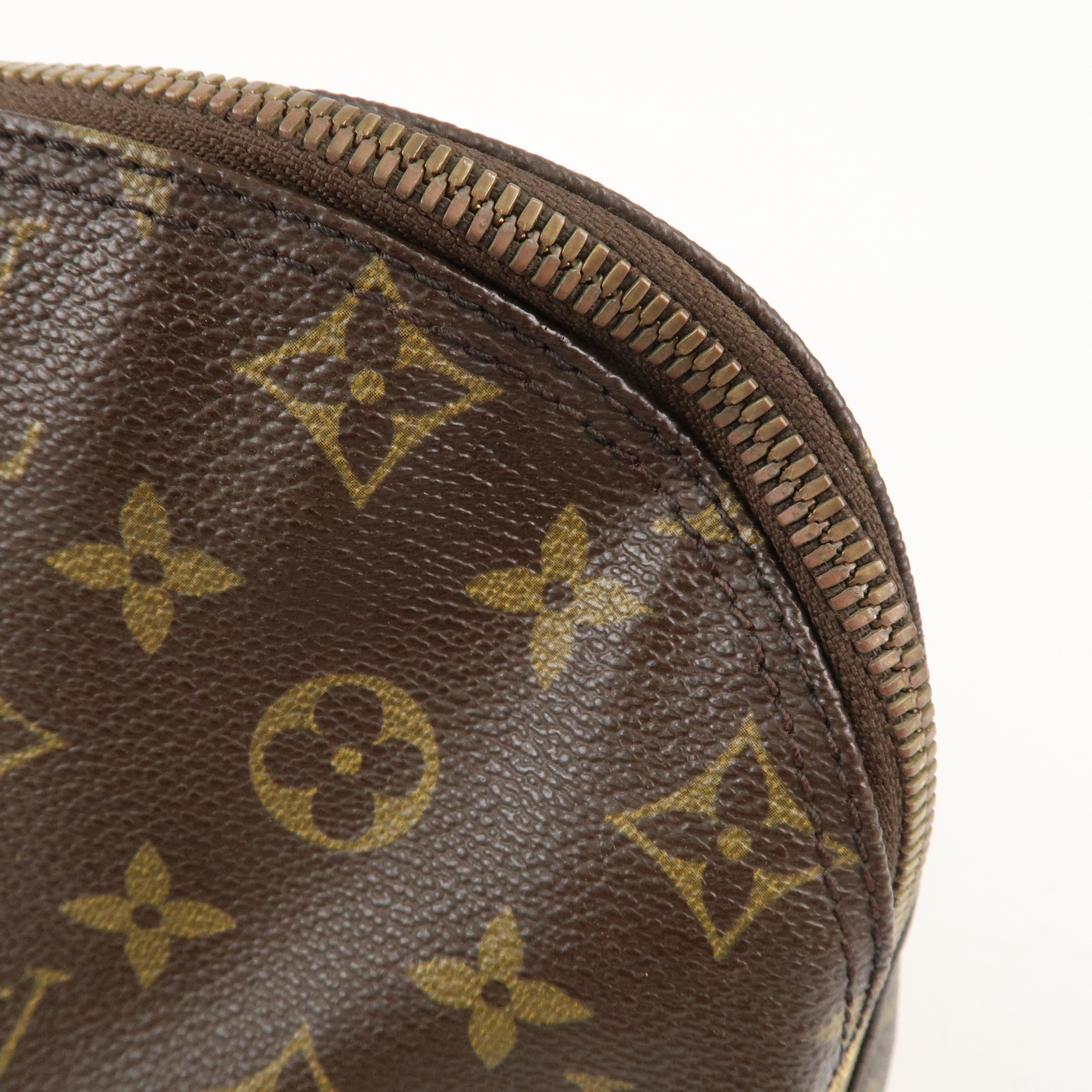 Louis Vuitton Monogram Alma Hand Bag Brown M51130