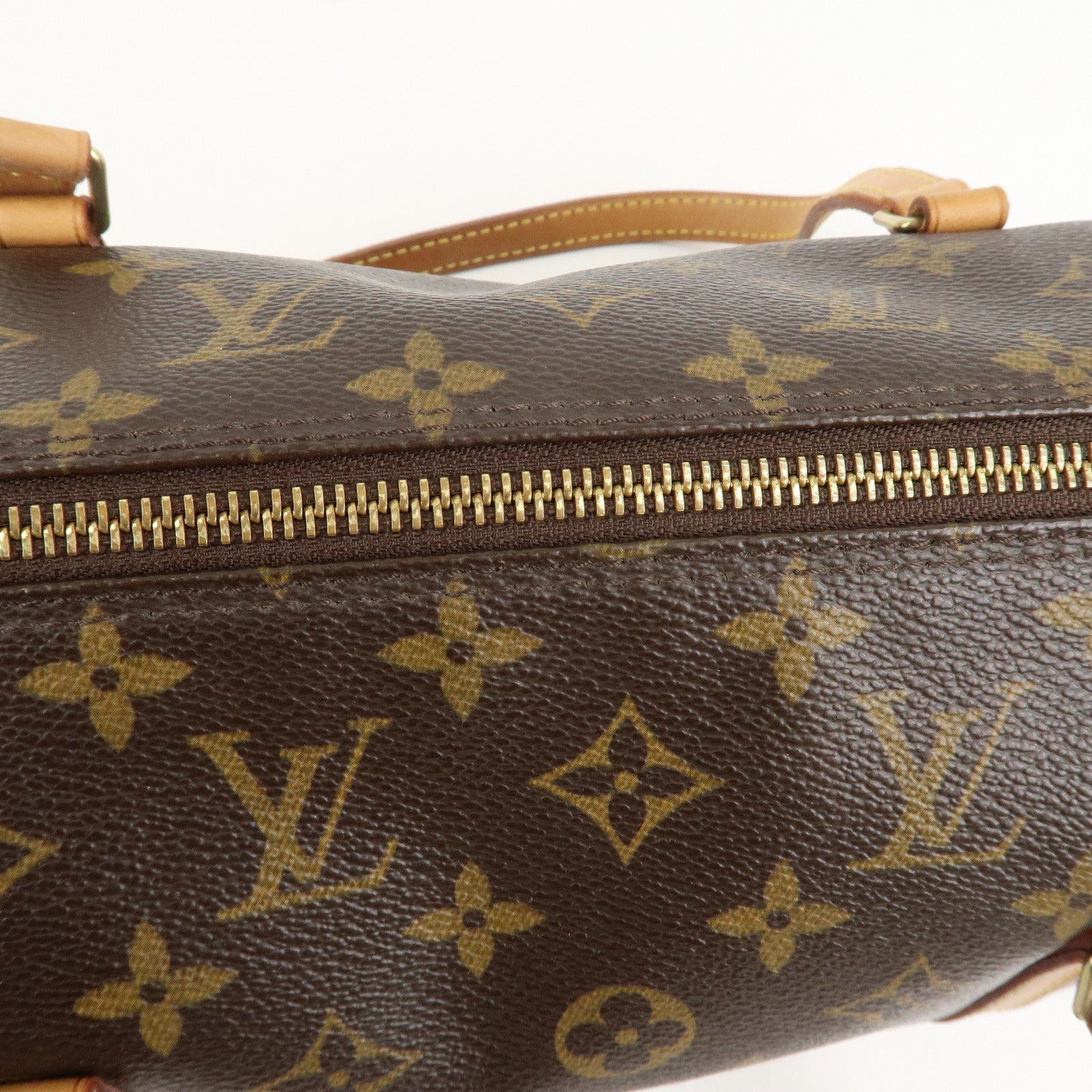 Louis Vuitton Monogram Papillon 30 Hand Bag Brown M51385 Used