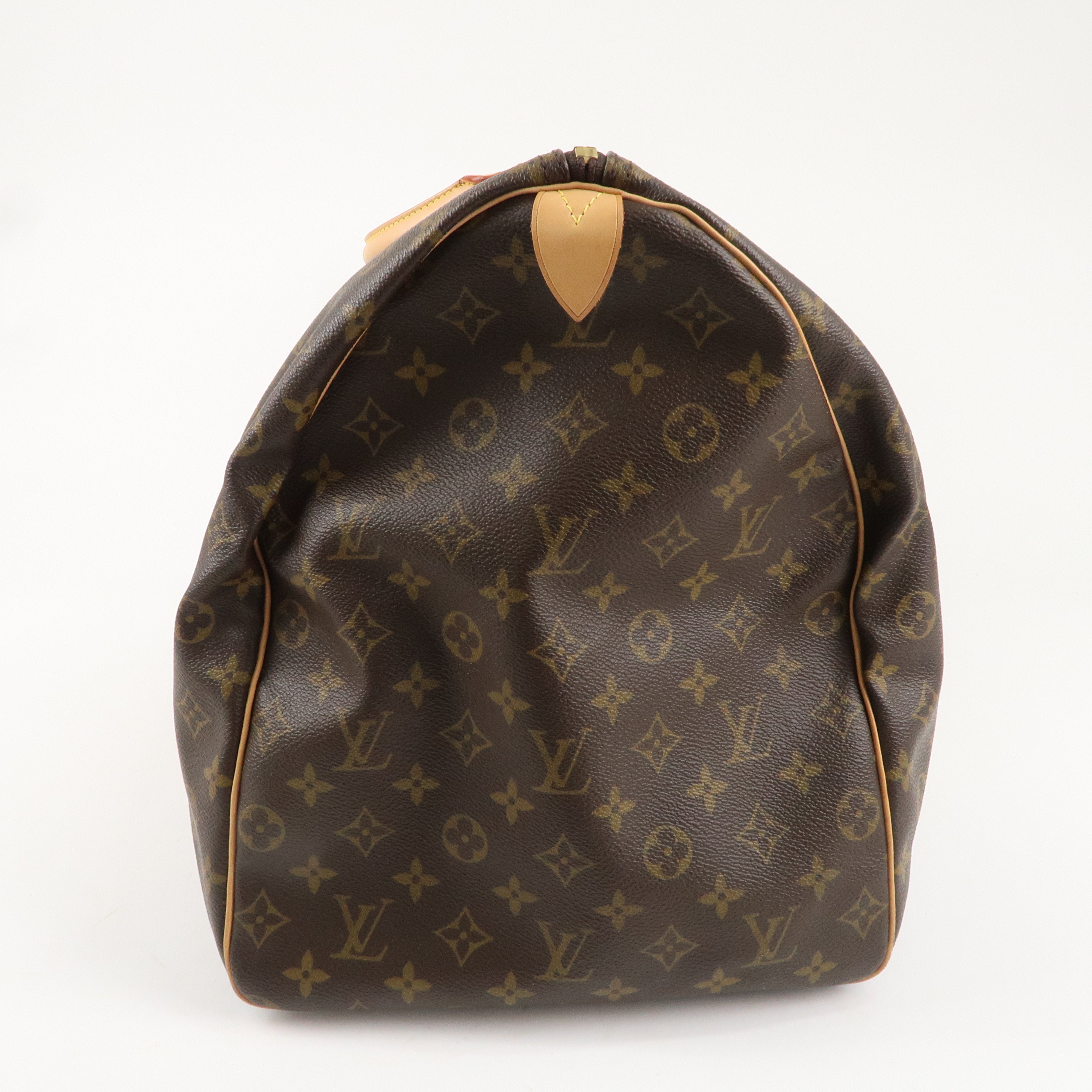 Louis Vuitton Monogram Keepall 60 Boston Bag Brown M42422