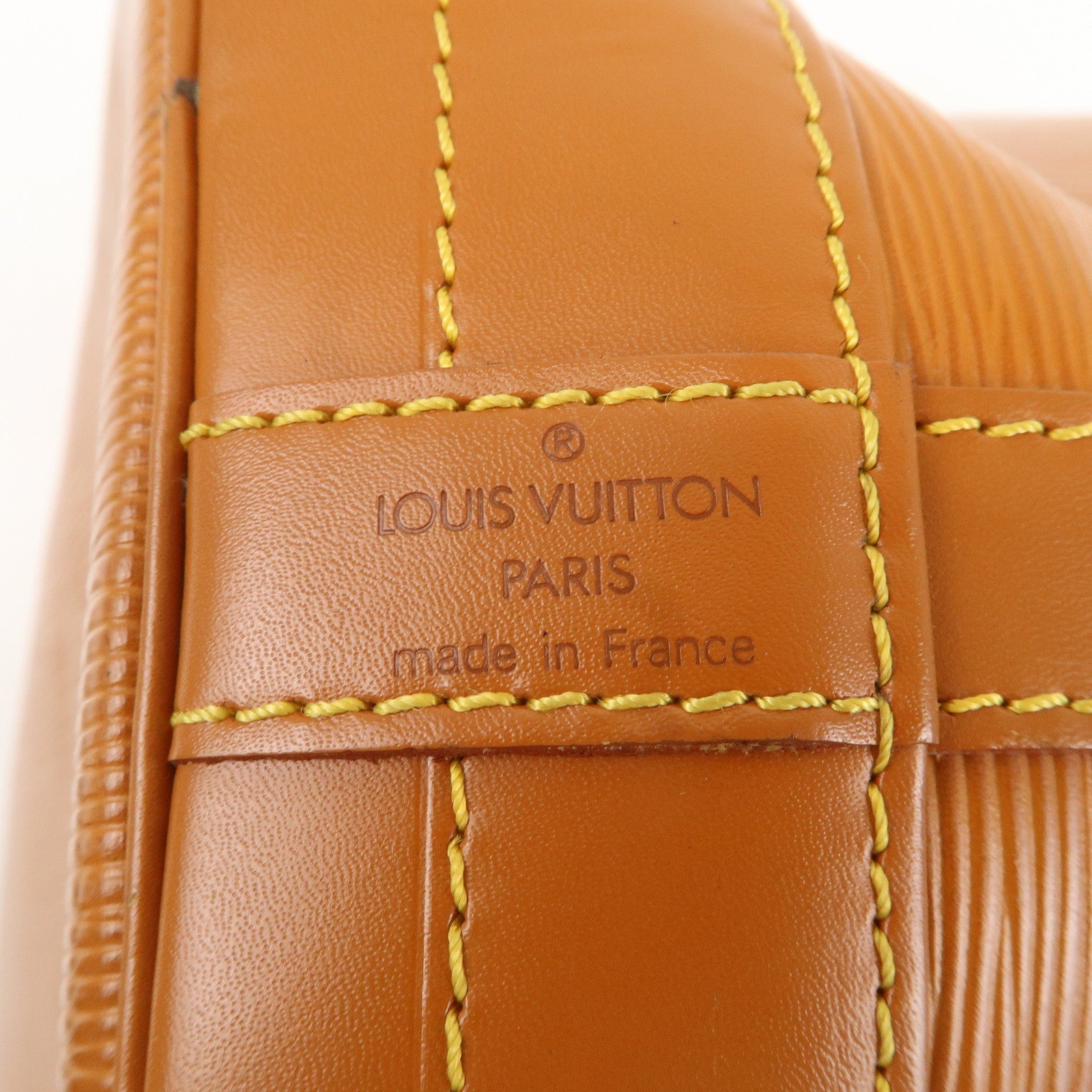 Louis Vuitton Epi Leather Noe Shoulder Bag Zipang Gold M44008 Used