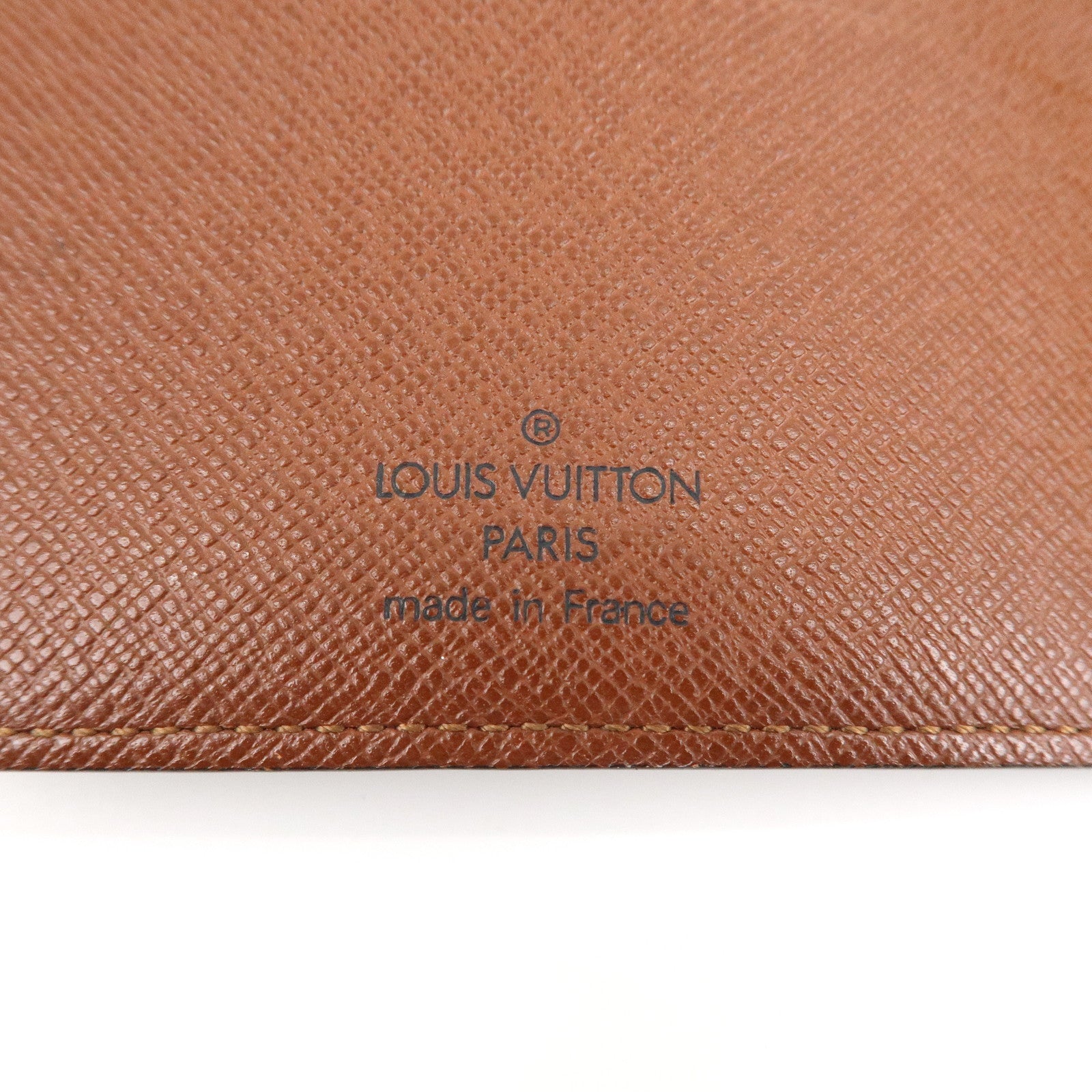 Louis Vuitton Monogram Agenda MM Planner Cover Brown R20105 Used