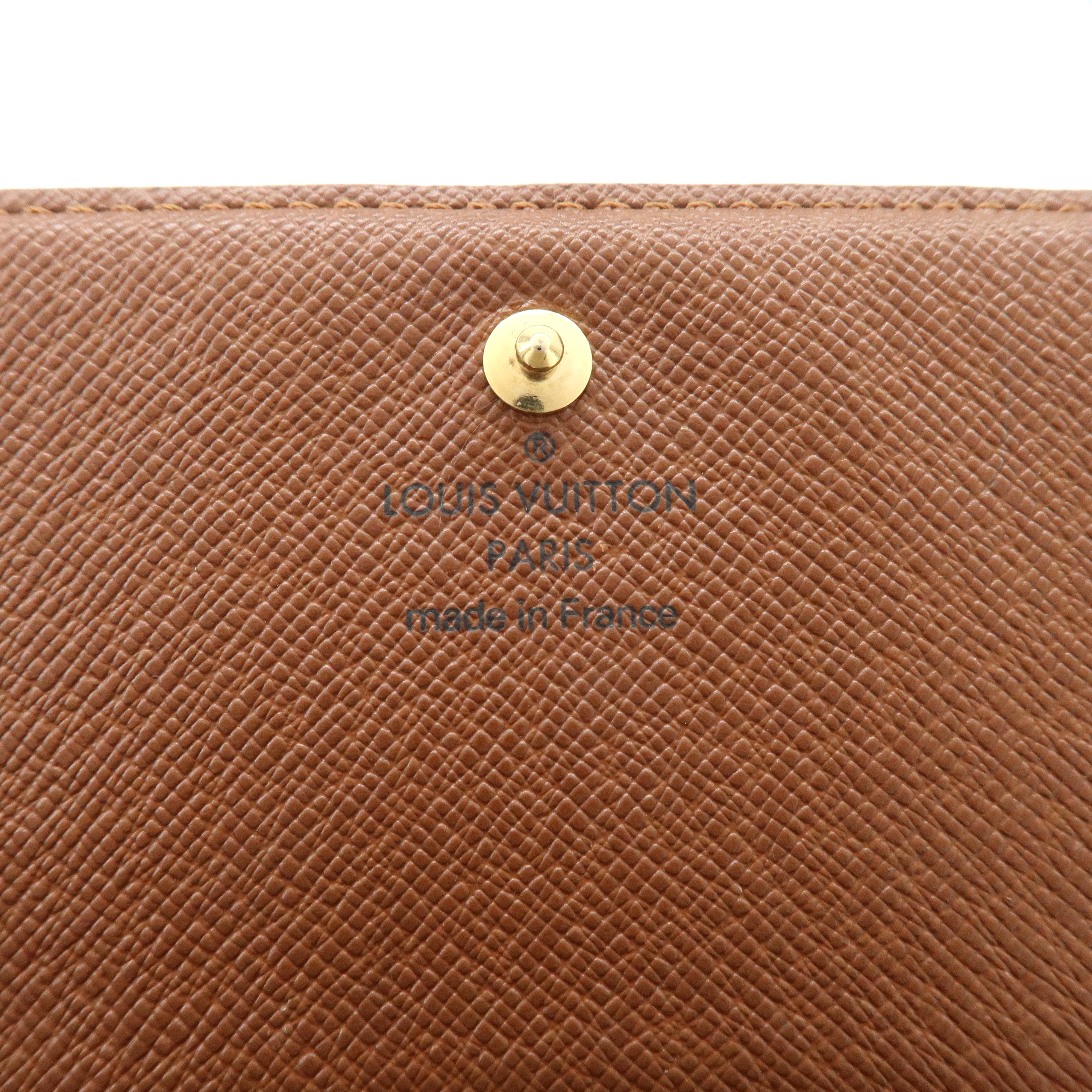 Louis Vuitton Monogram Porte Monnaie Billets Tresor Wallet M61730 Used