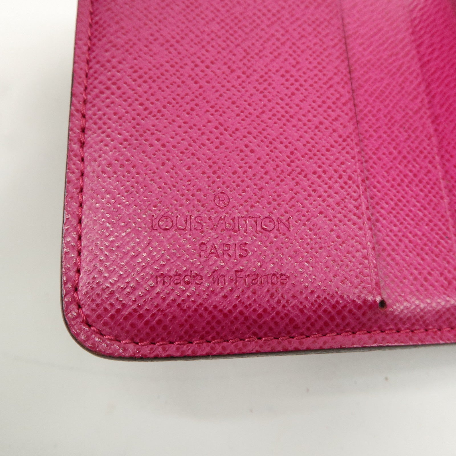 Louis Vuitton Monogram Perfor Compact Zip Fuchsia M95188