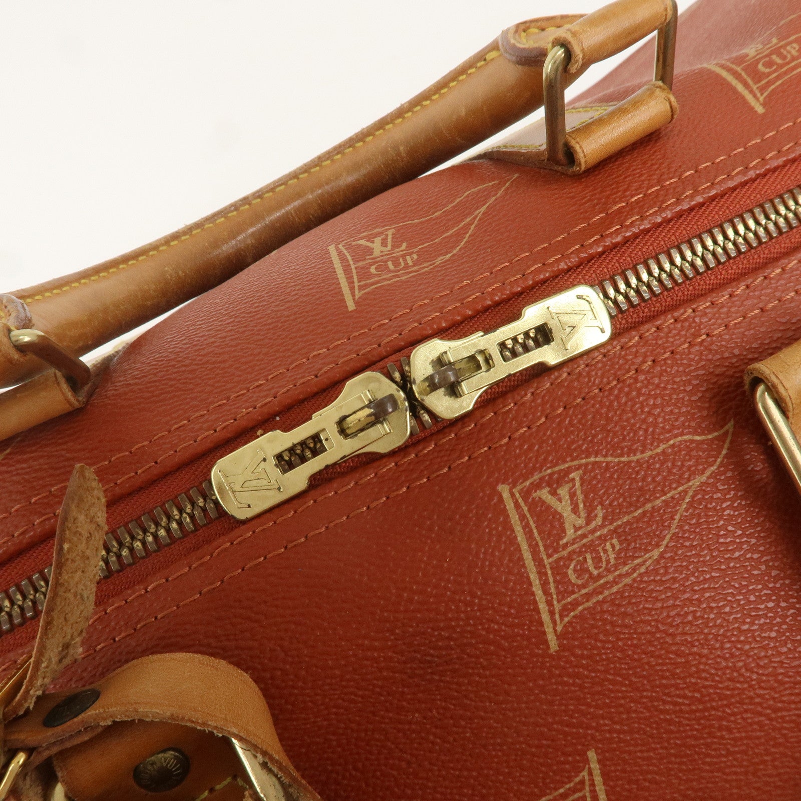 Louis Vuitton LV Cup Kabul Coating Canvas Boston Bag M80020