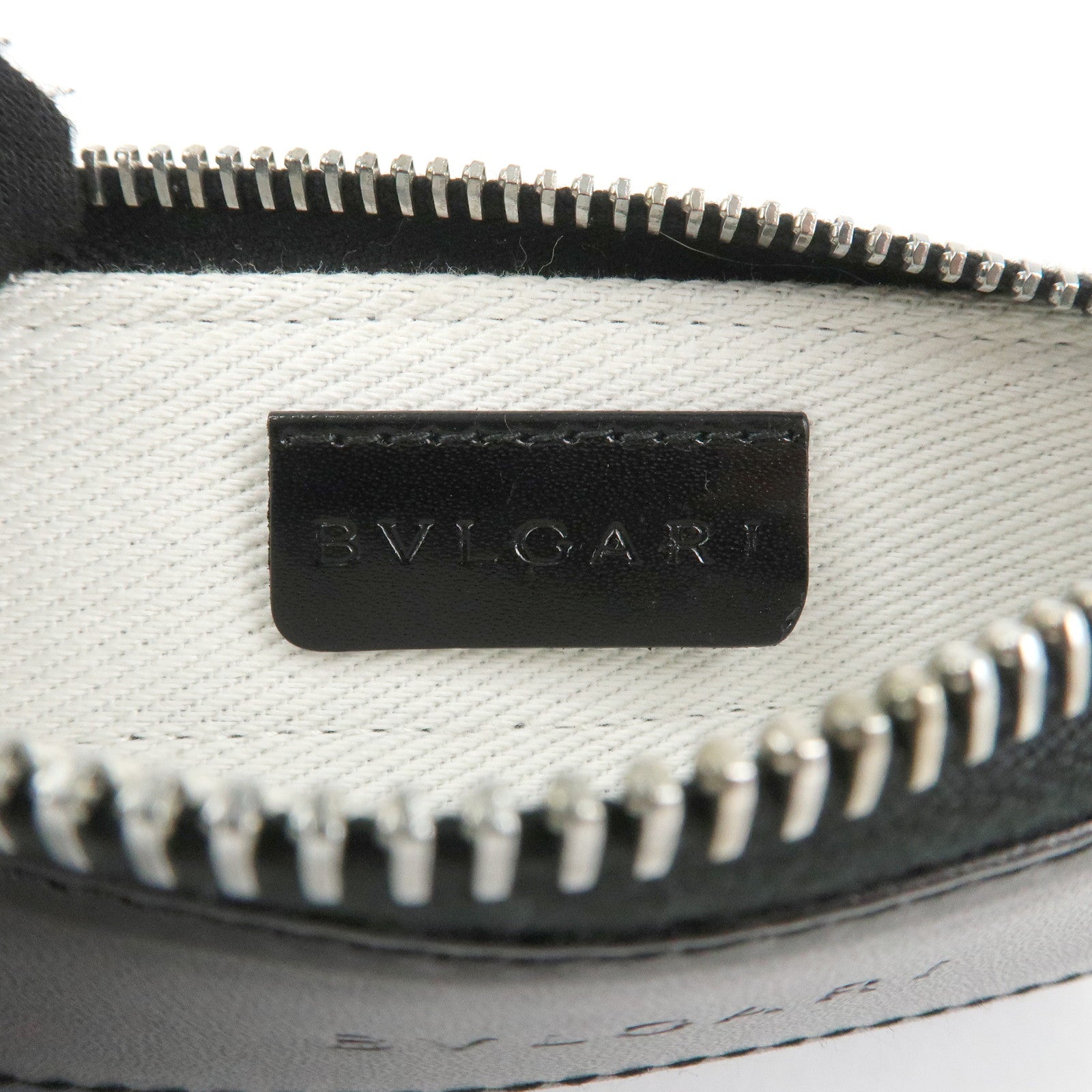 BVLGARI Logo Mania Canvas Leather Shoulder Bag Blue