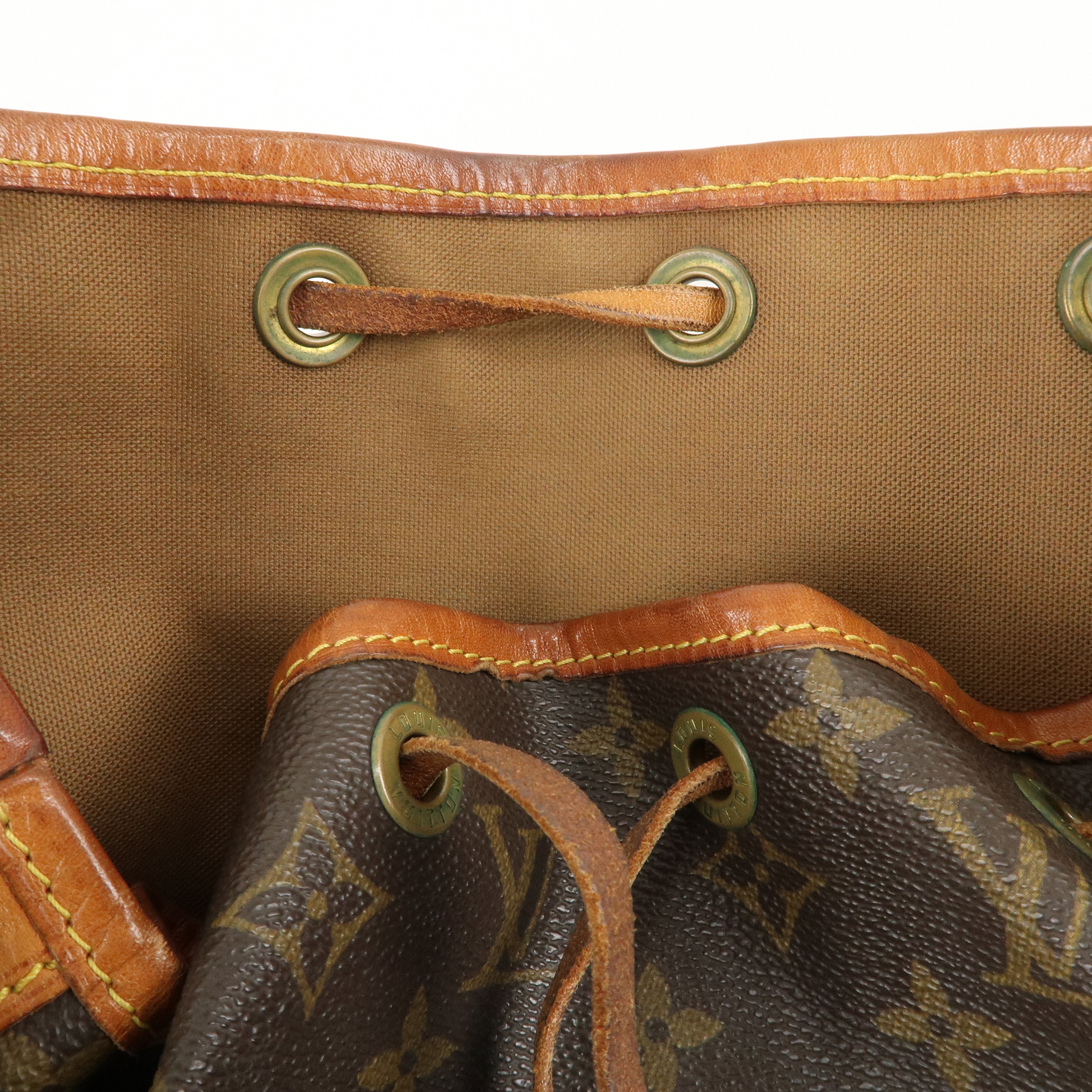 Louis Vuitton Monogram Petit Noe Shoulder Bag Brown M42226