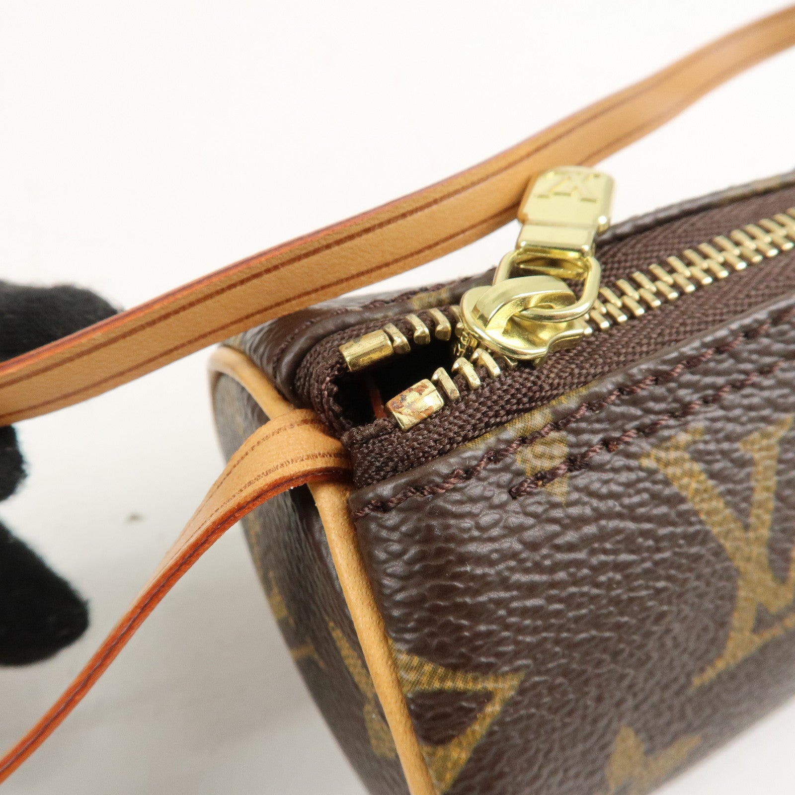 Louis Vuitton Monogram Mini Pouch for Papillon Bag Brown Used