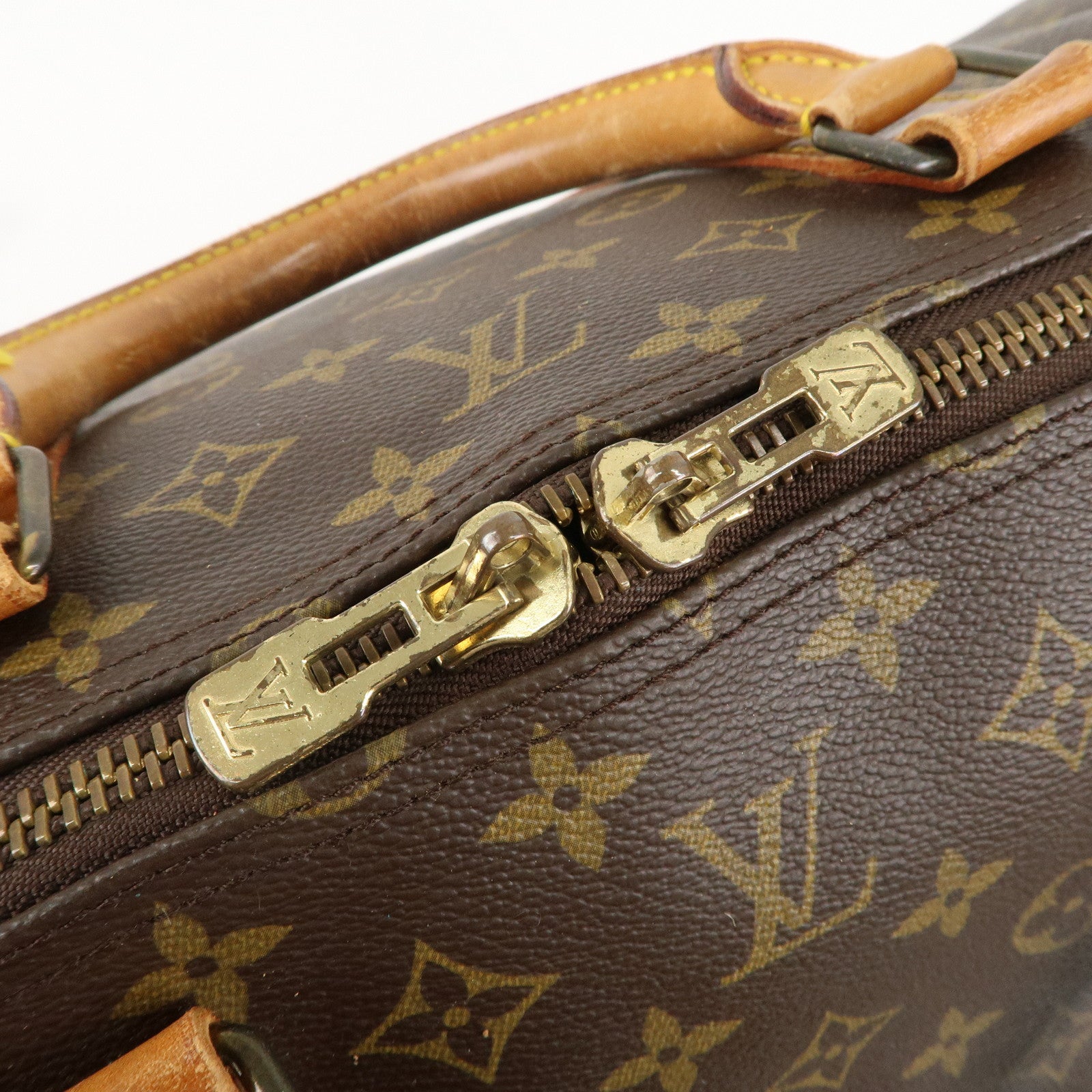 Louis Vuitton Monogram Keep All Bandouliere 60 Bag Brown M41412