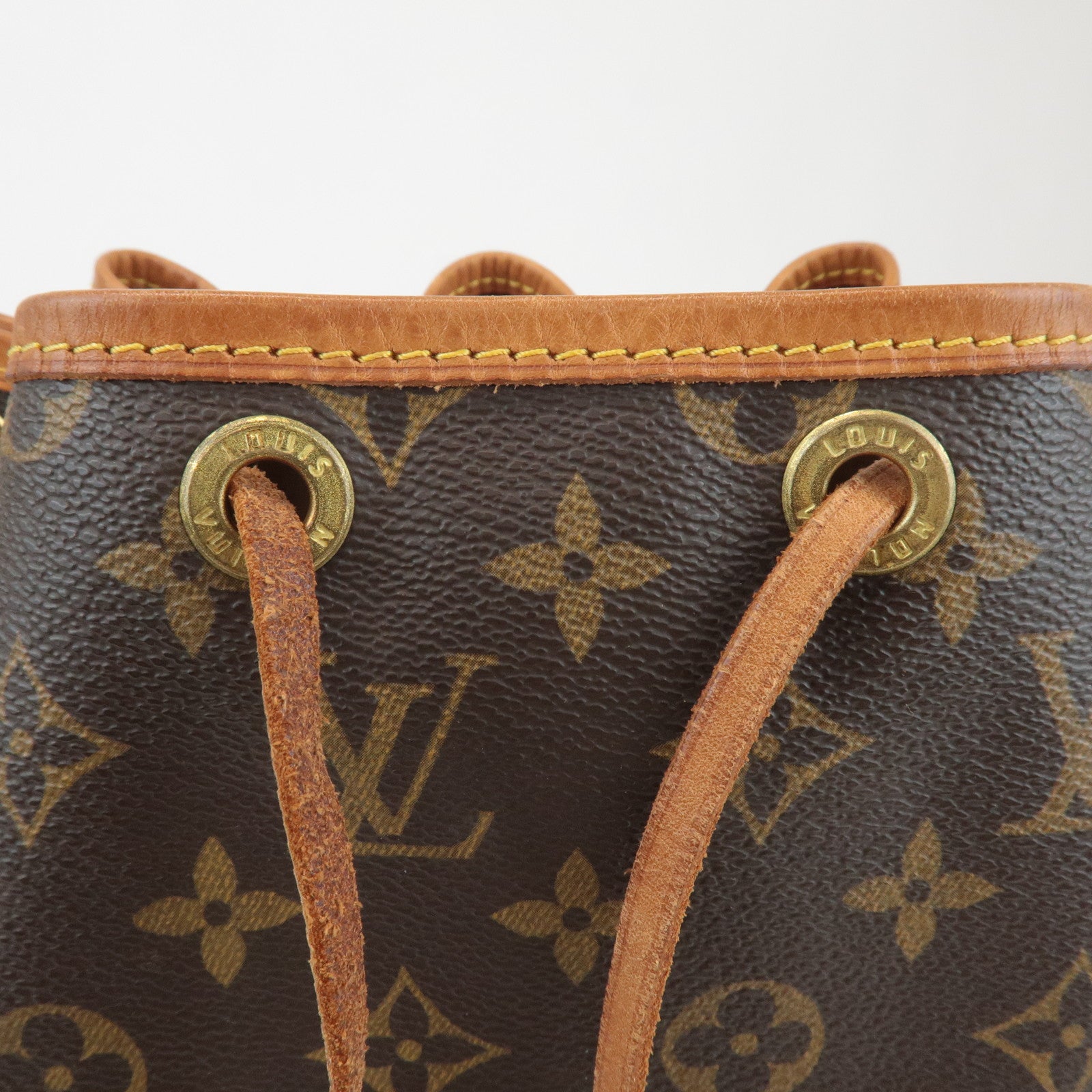 Louis Vuitton Monogram Noe Shoulder Bag Hand Bag Brown M42224 Used