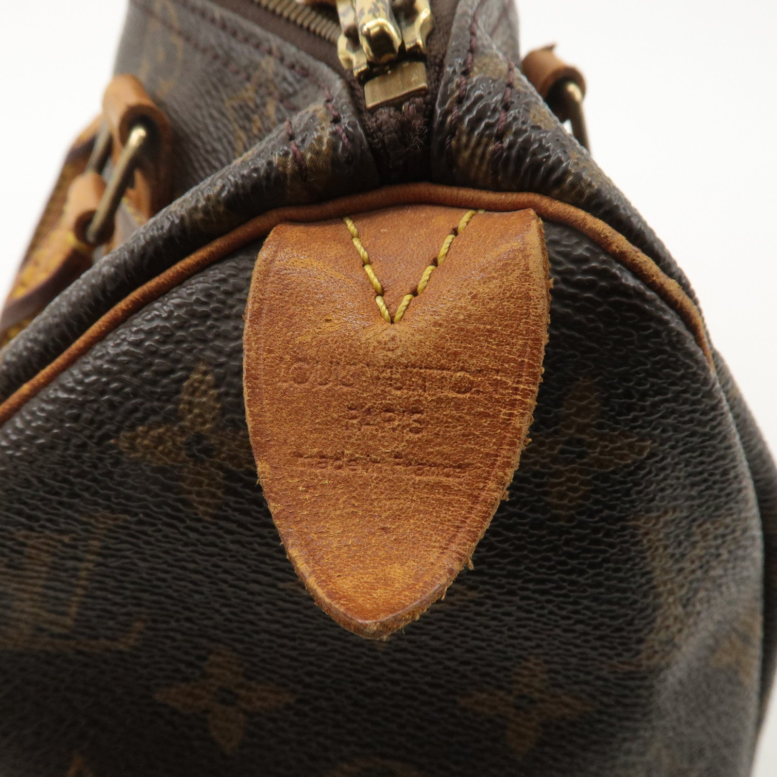 Louis Vuitton Monogram Speedy 25 Hand Bag Boston Bag M41528