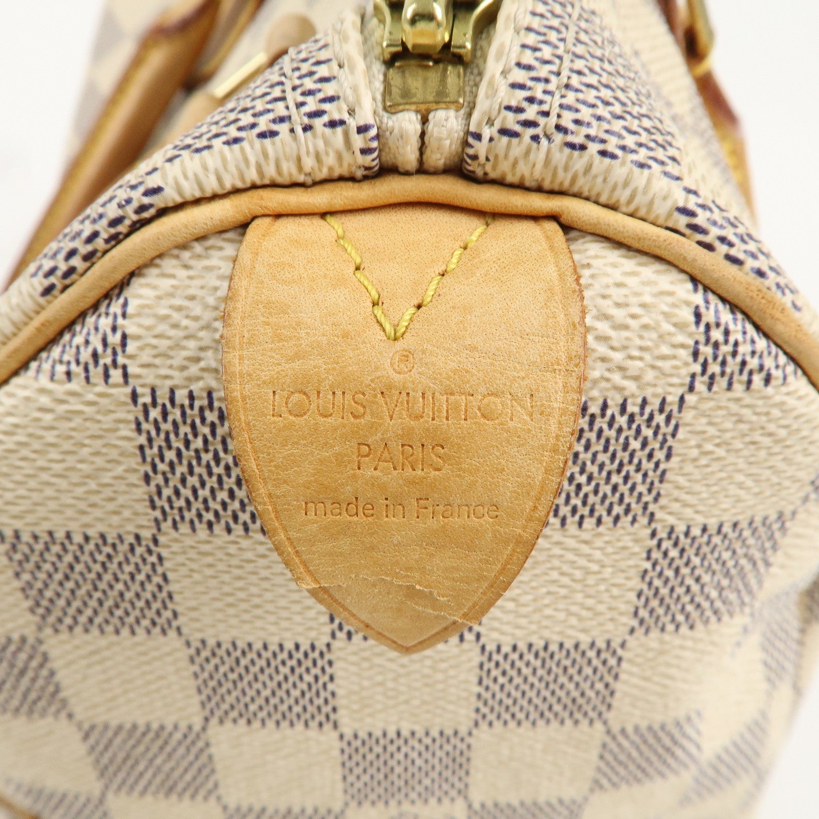 Louis Vuitton Damier Azur Speedy 25 Boston Hand Bag N41534