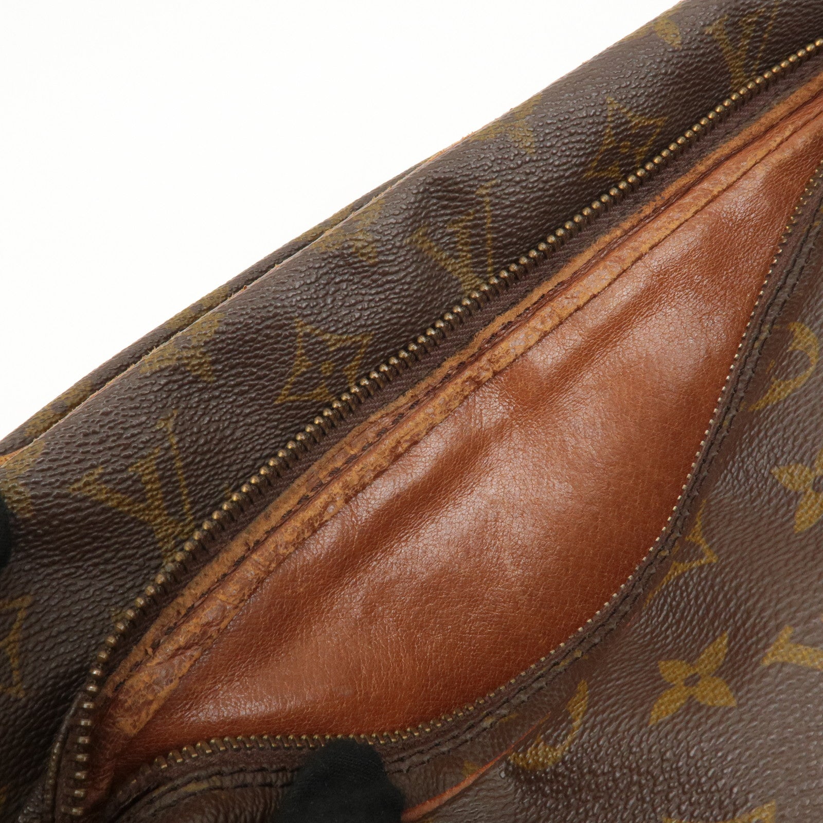 Louis Vuitton Monogram Nail Shoulder Bag Old Model Brown