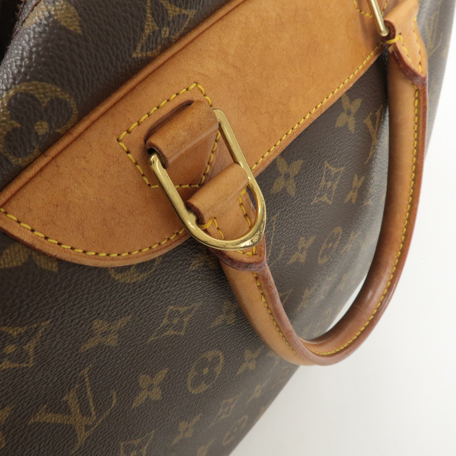 Louis Vuitton Monogram Deauville Hand Bag Brown M47270