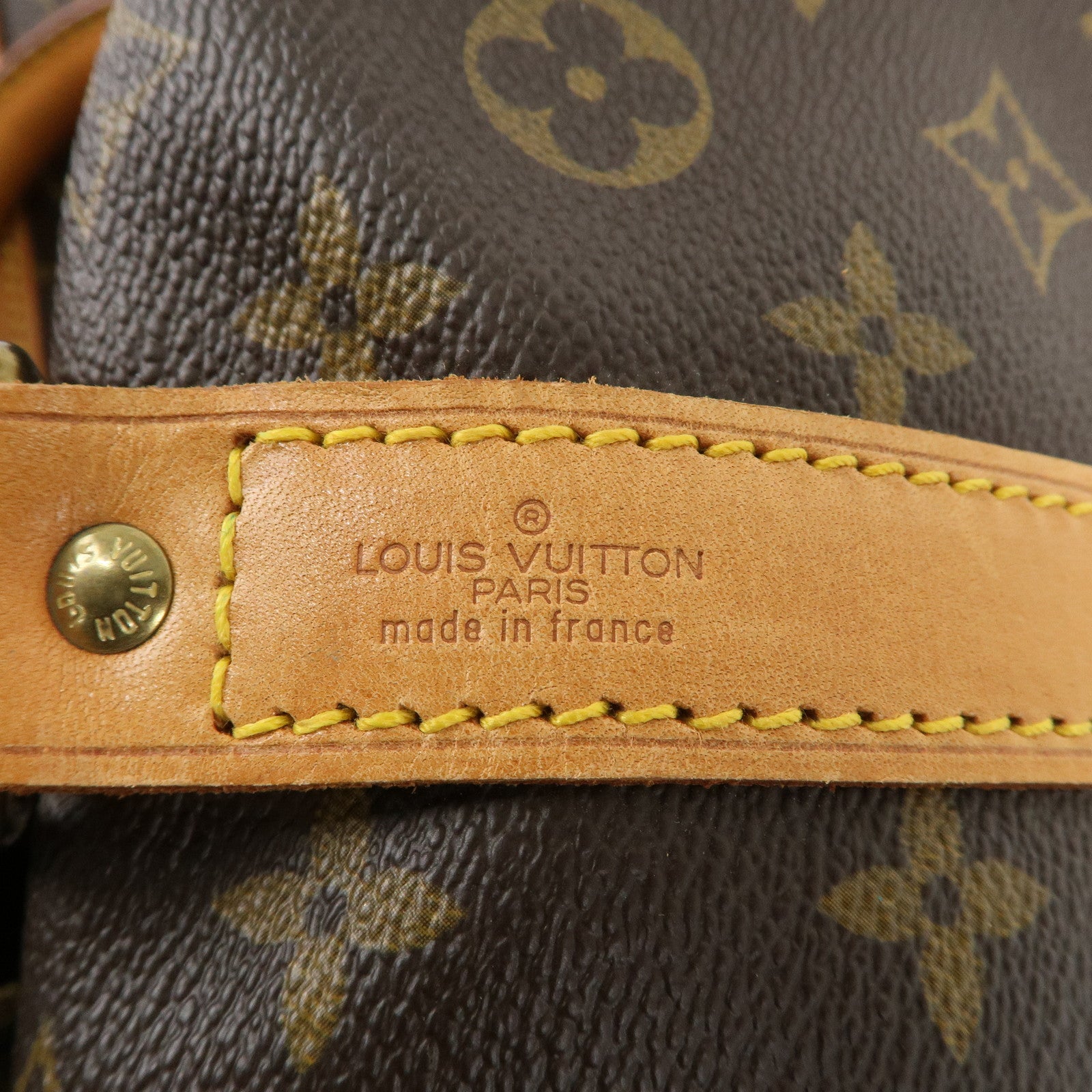 Louis Vuitton Monogram Keep All Bandouliere 55 Boston Bag M41414