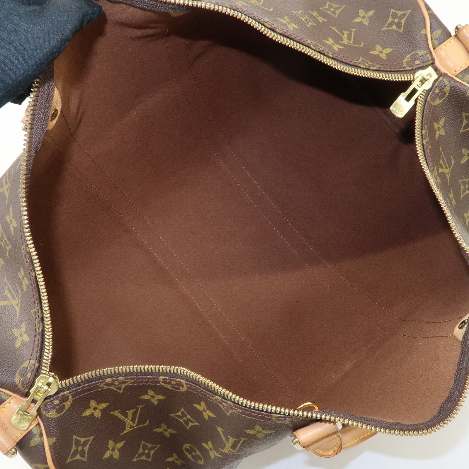 Louis Vuitton Monogram Keep All Bandouliere 50 Boston Bag M41416 Used