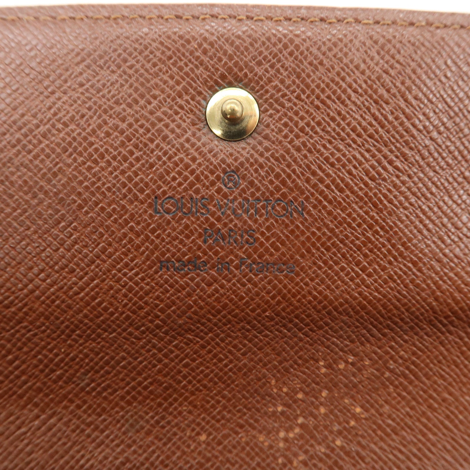 Louis Vuitton Monogram Porte Tresor International Wallet M61215