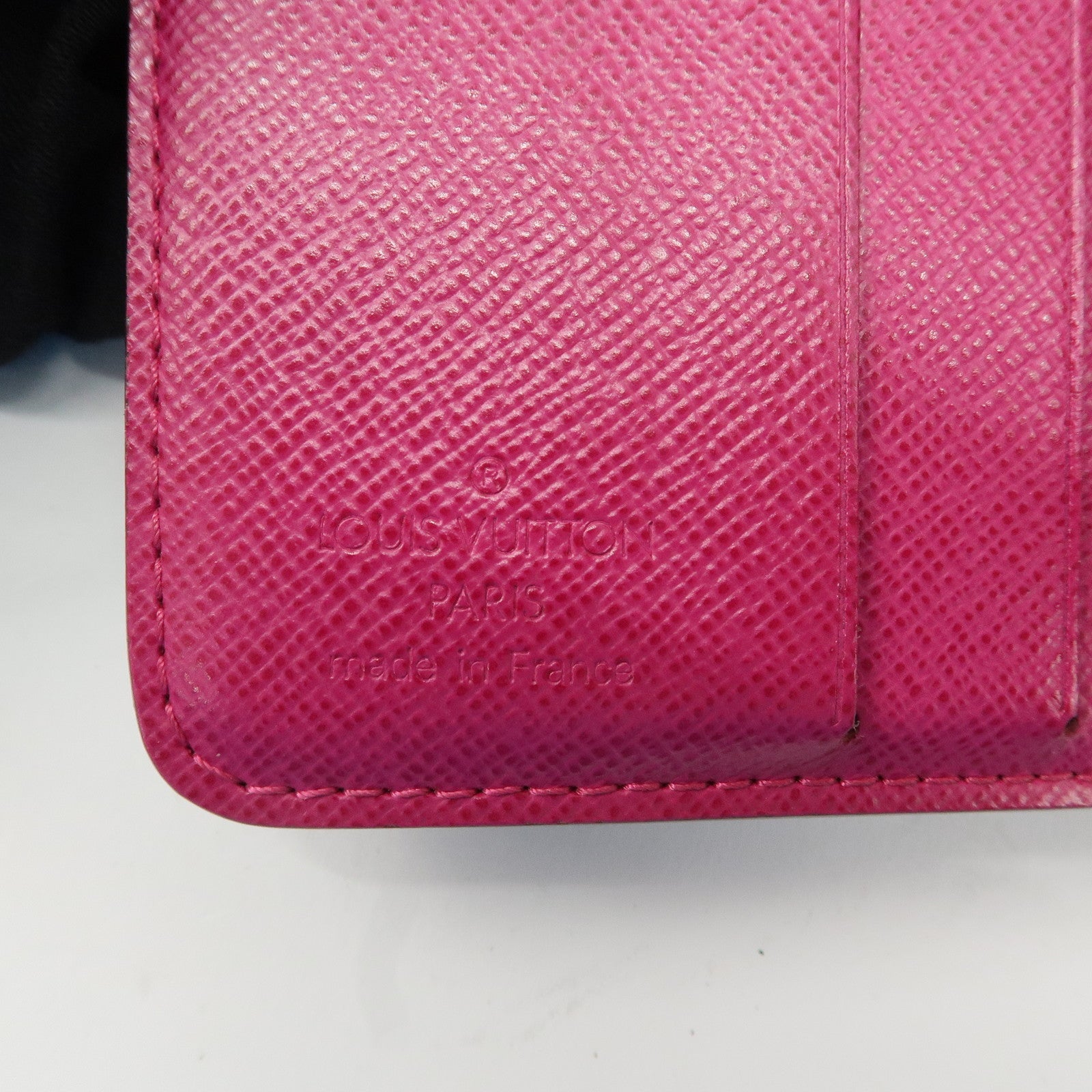 Louis Vuitton Monogram Perfor Compact Zip Wallet Fuchsia M95188