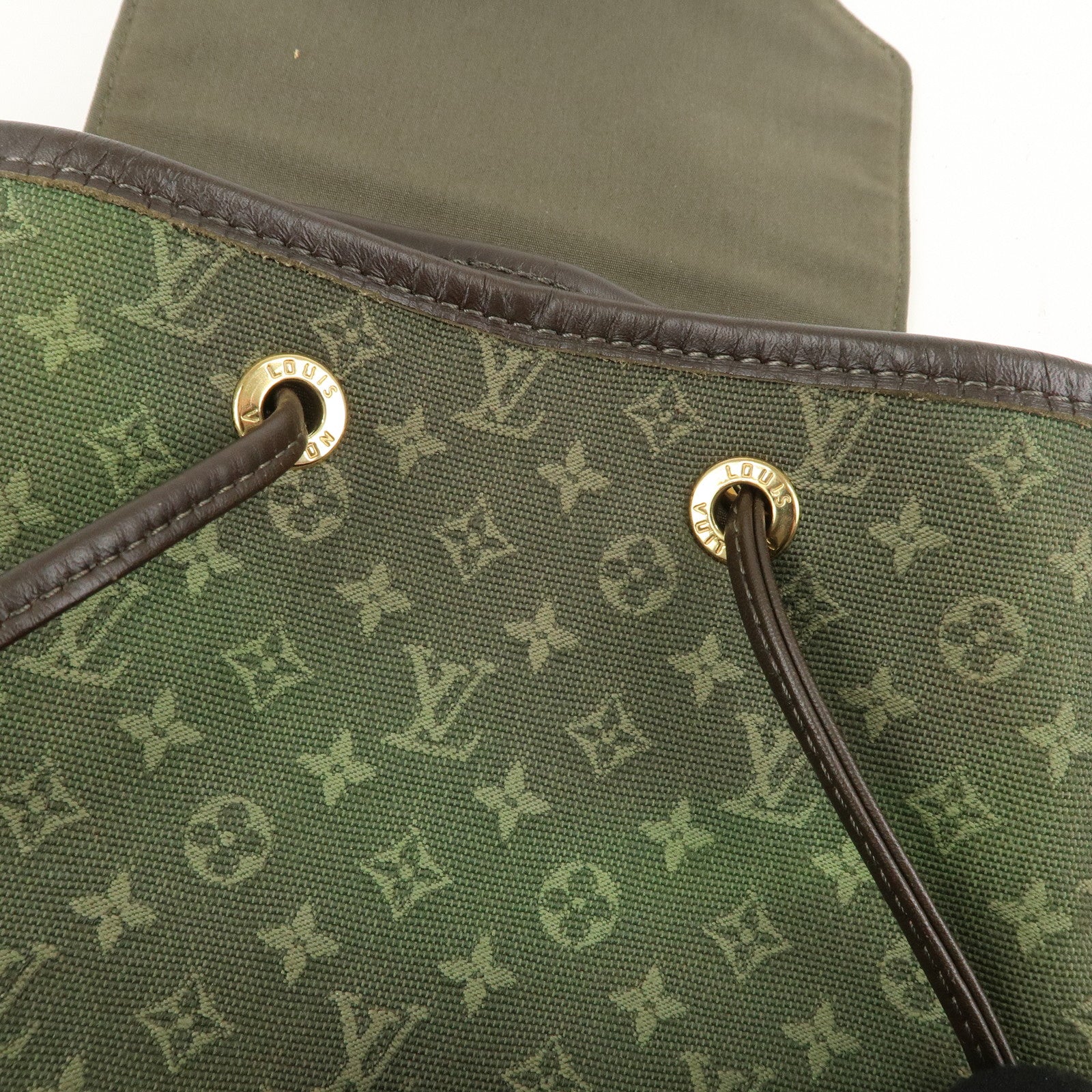 Louis Vuitton Monogram Mini Montsouris GM Backpack Khaki M92456