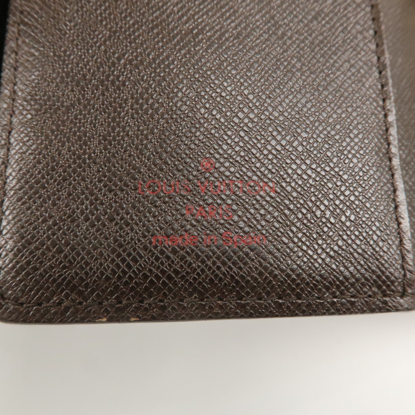 Louis Vuitton Damier Agenda PM Planner Cover Brown R20700