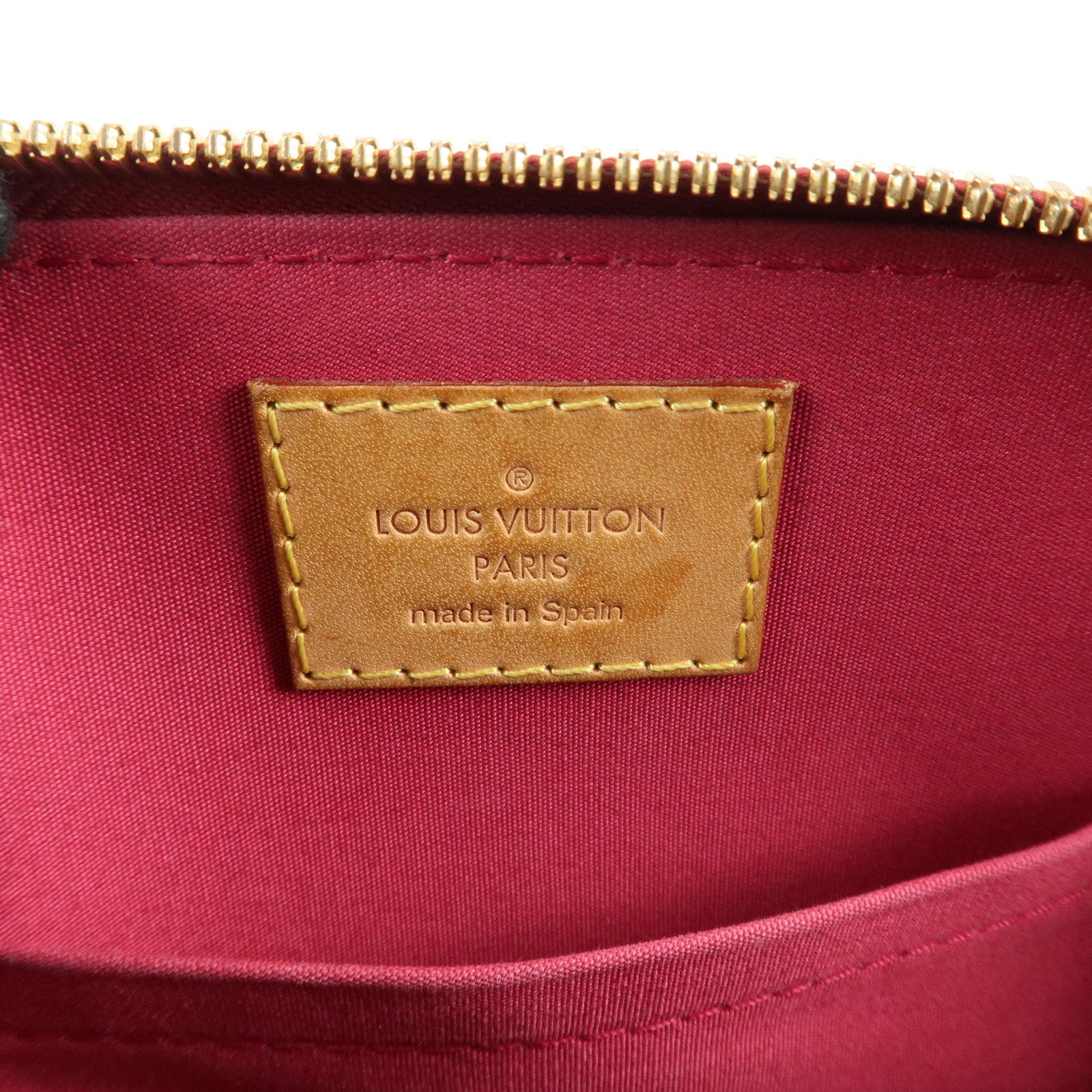 Louis Vuitton Monogram Vernis Alma BB 2Way Shoulder Bag M91771