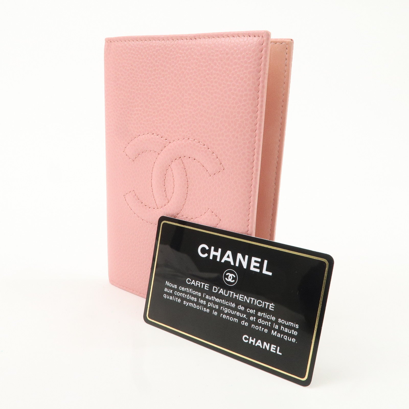 CHANEL COCO Mark Caviar Skin Agenda Cover Pink Used