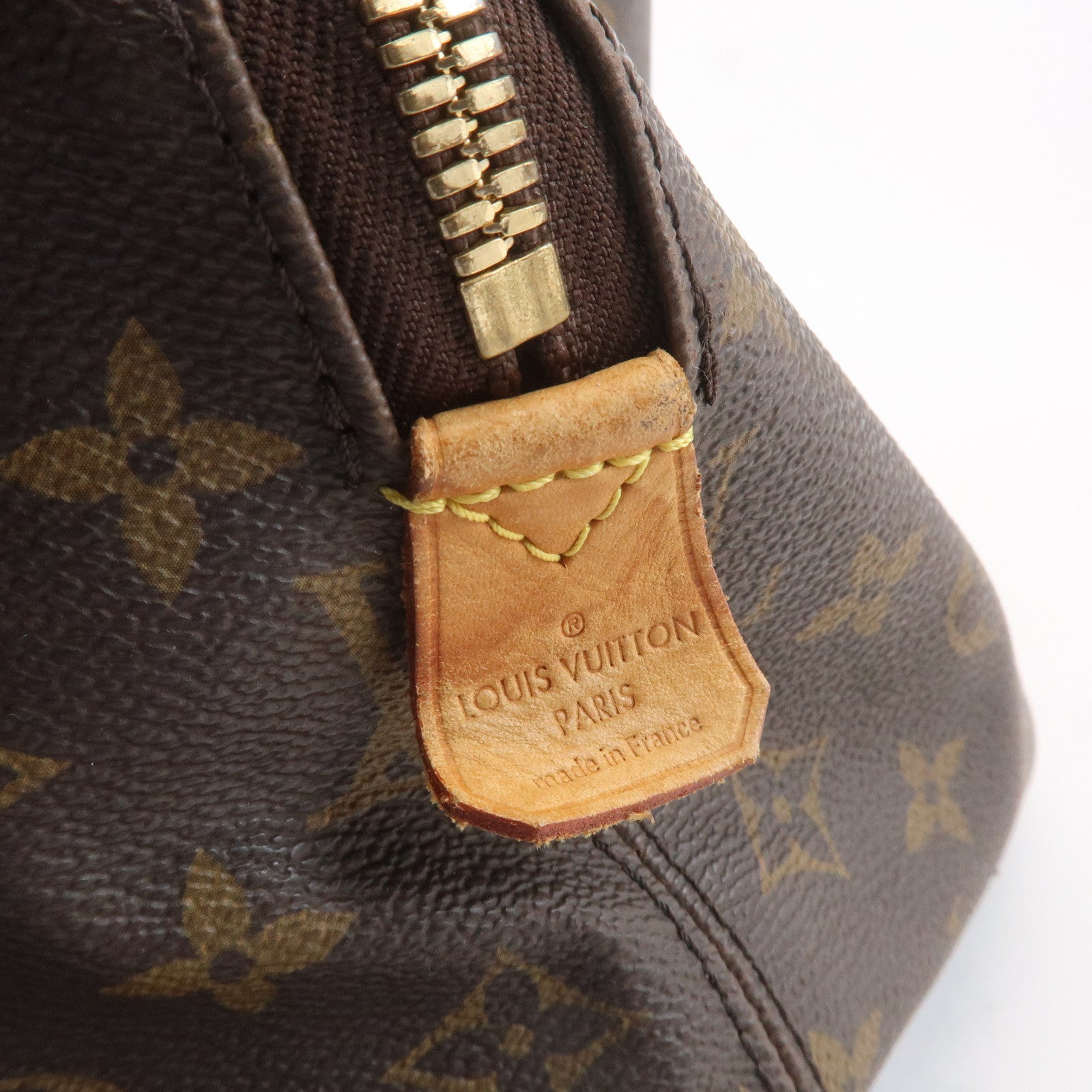 Louis Vuitton Monogram Weekender MM Boston Bag Brown M40476