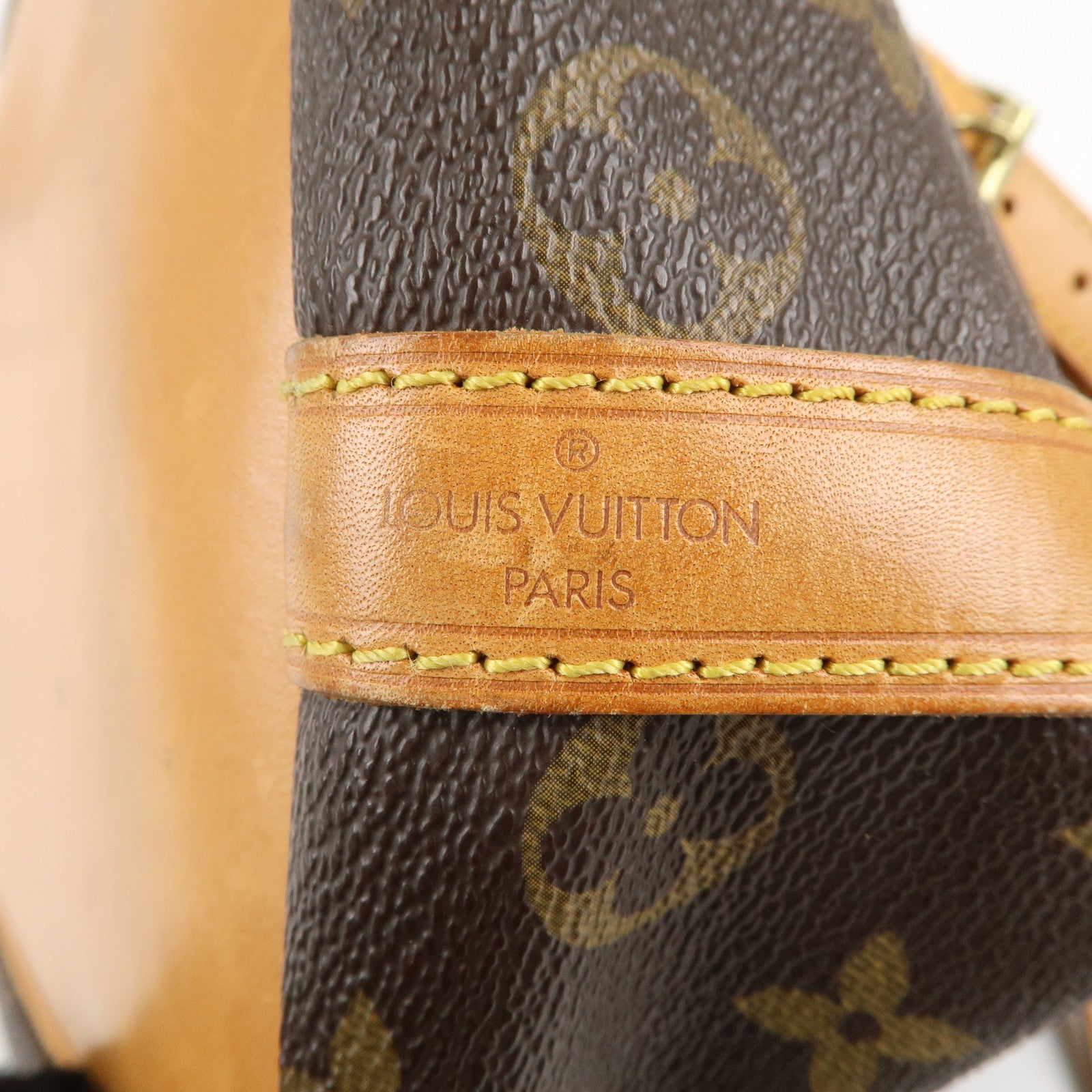 Louis Vuitton Monogram Petit Noe Shoulder Bag Brown M42226