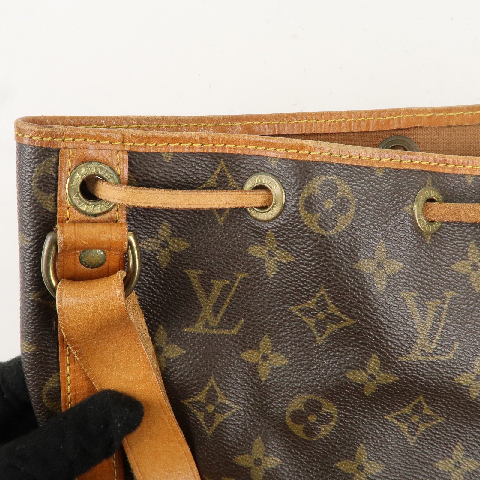 Louis Vuitton Monogram Noe Shoulder Bag Hand Bag Brown M42224