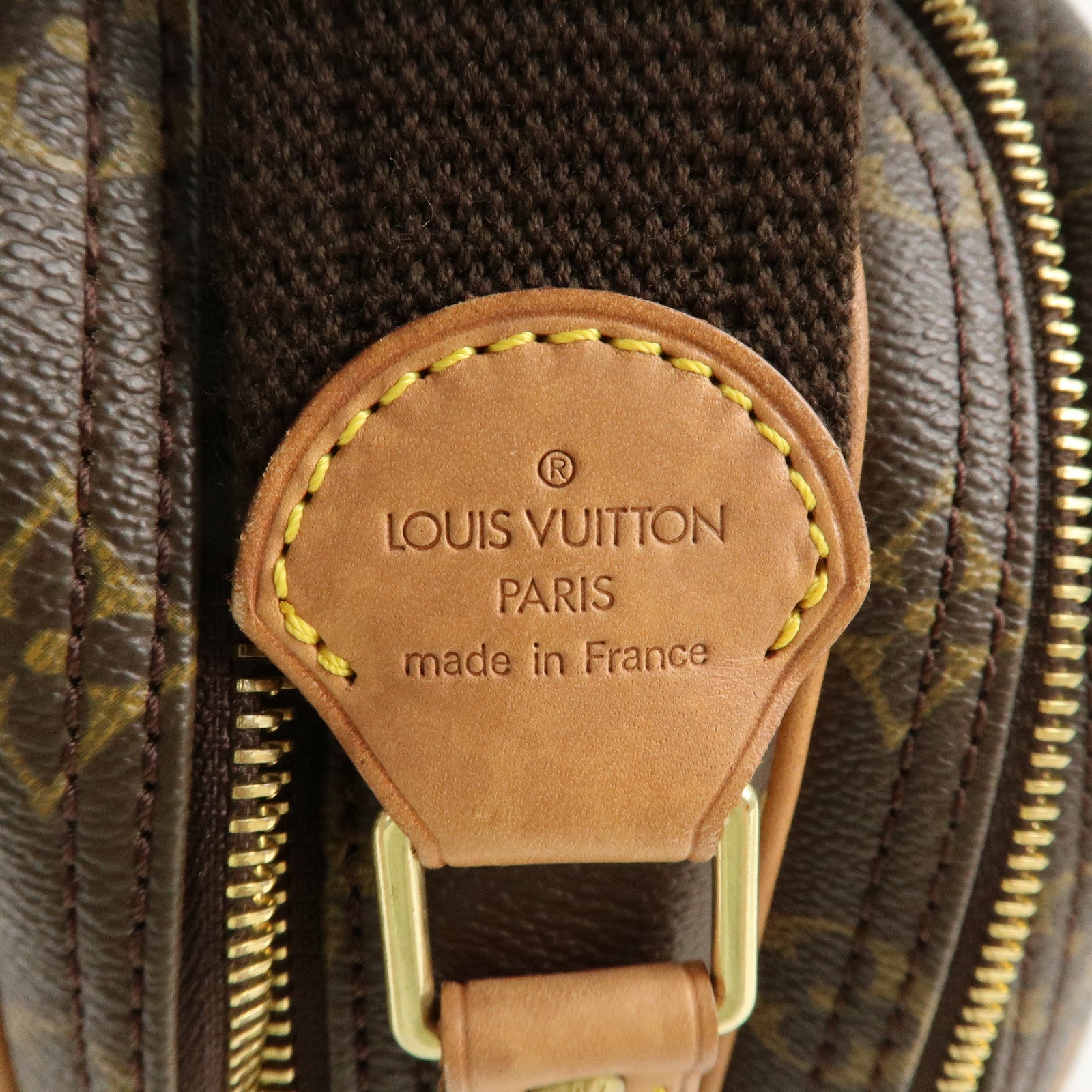 Louis Vuitton Monogram Reporter PM Shoulder Bag Brown M45254