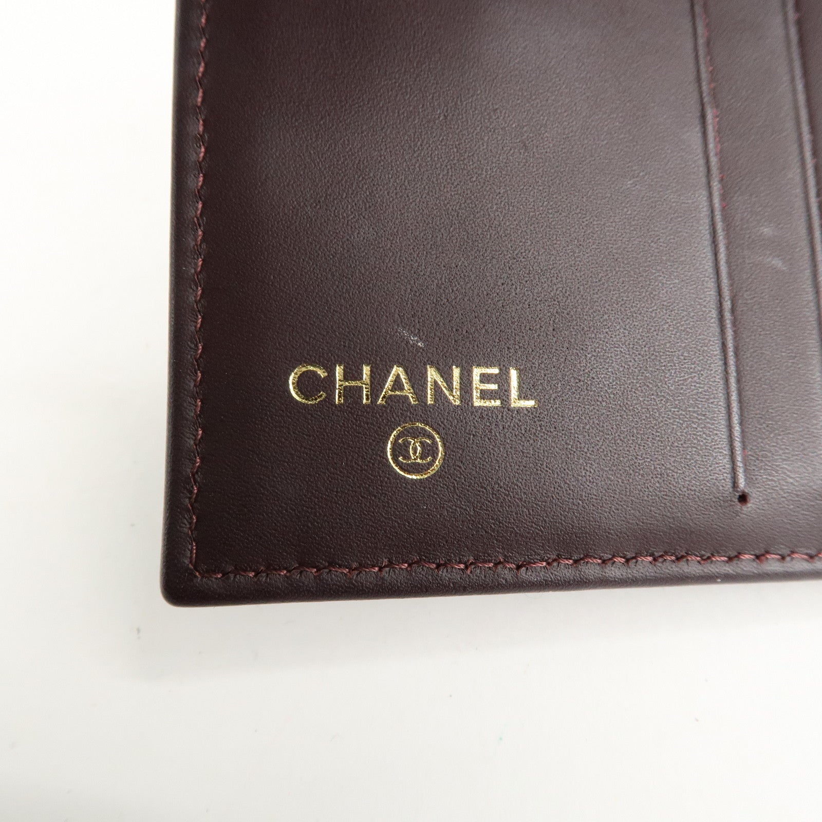 CHANEL Matelasse Cavier Skin W Hook Wallet Black A48980