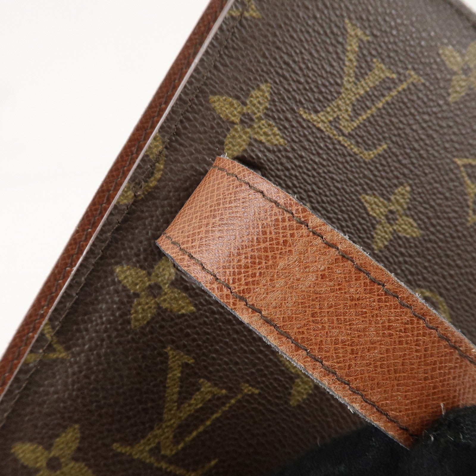 Louis Vuitton Monogram Pochette Photo Picture Holder Brown